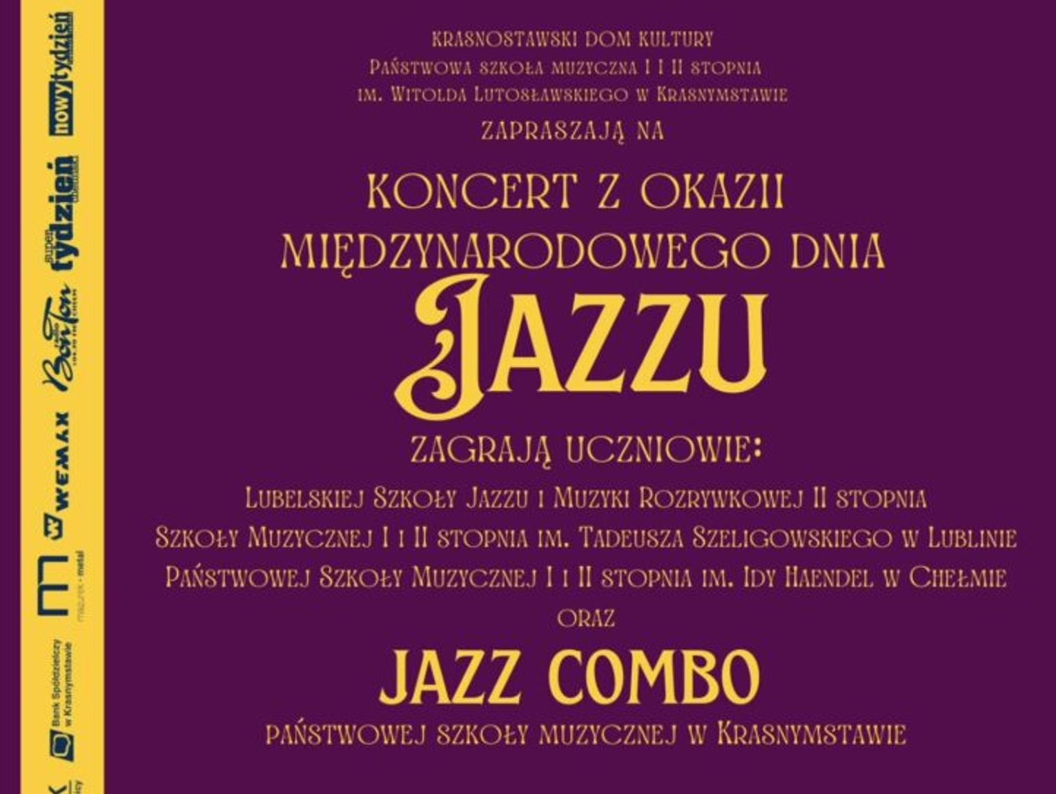 Krasnystaw. Koncert młodych talentów i uznanych instrumentalistów w Krasnostawskim Domu Kultury