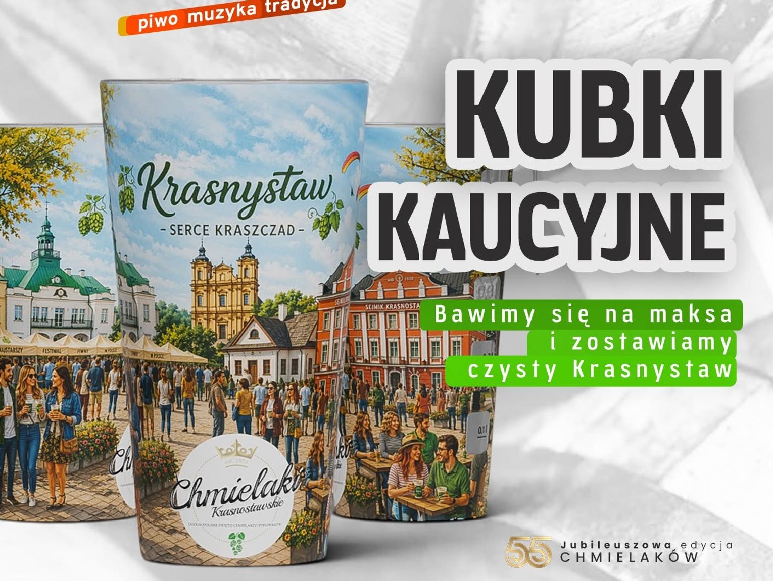 Krasnystaw. Kubek zamiast jednorazówki. Tak będzie działać system kaucyjny podczas Chmielaków
