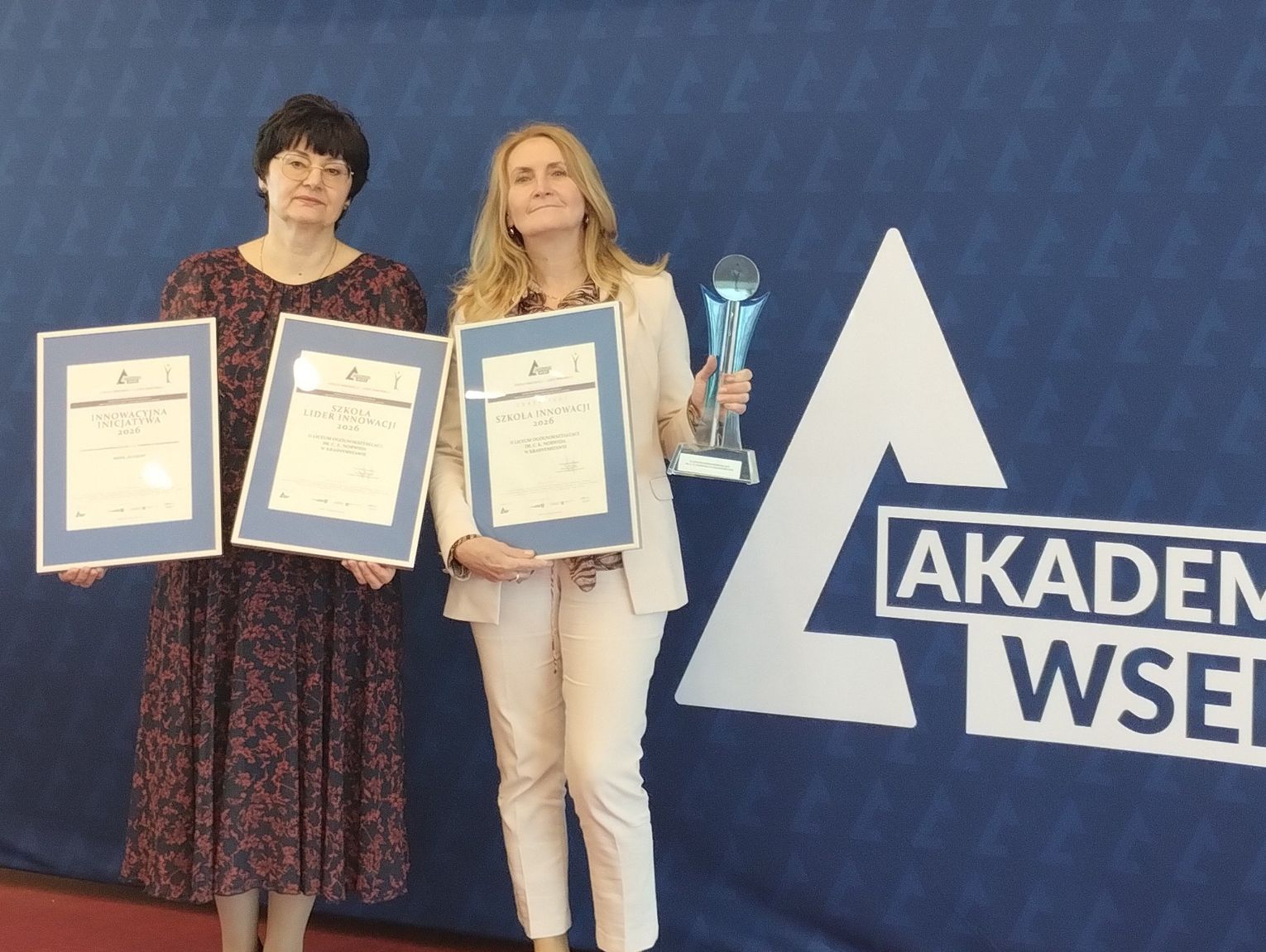 Krasnystaw. „Norwid” ponownie doceniony. Liceum z tytułem „Szkoła–Lider Innowacji 2026”