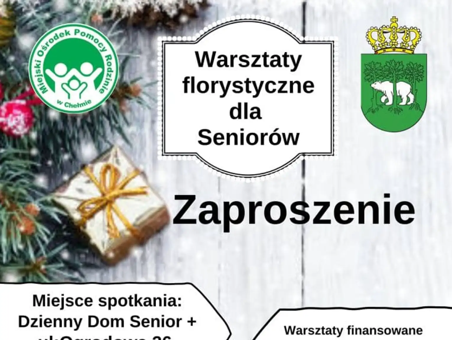 Kreatywne warsztaty dla seniorów w Chełmie