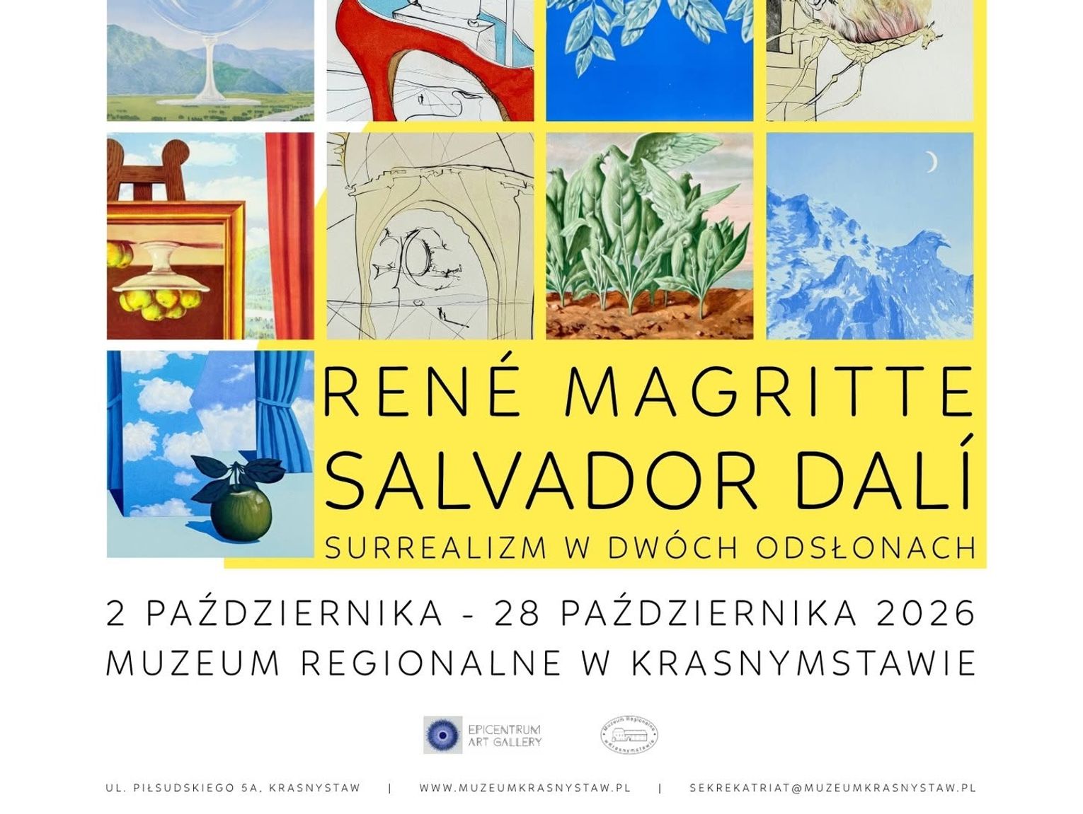 Magritte i Dalí w Krasnymstawie. Surrealizm w dwóch odsłonach w Muzeum Regionalnym