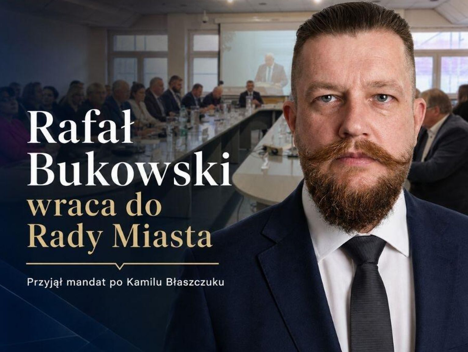 Chełm. Mandat po Błaszczuku już obsadzony. Rafał Bukowski wraca do rady miasta po 20 latach