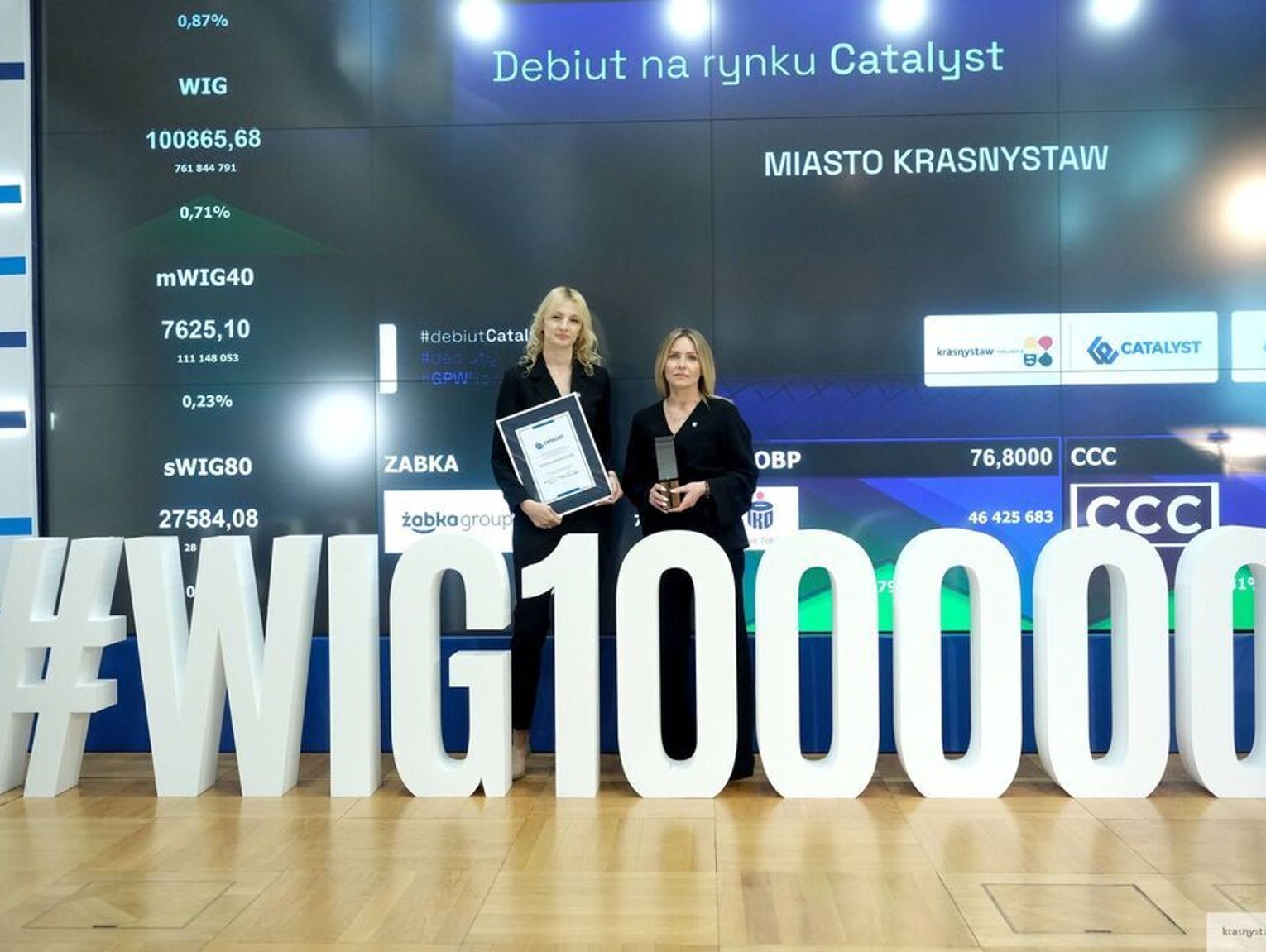 Miasto Krasnystaw na Giełdę Papierów Wartościowych wprowadziło obligacje warte 10 mln zł