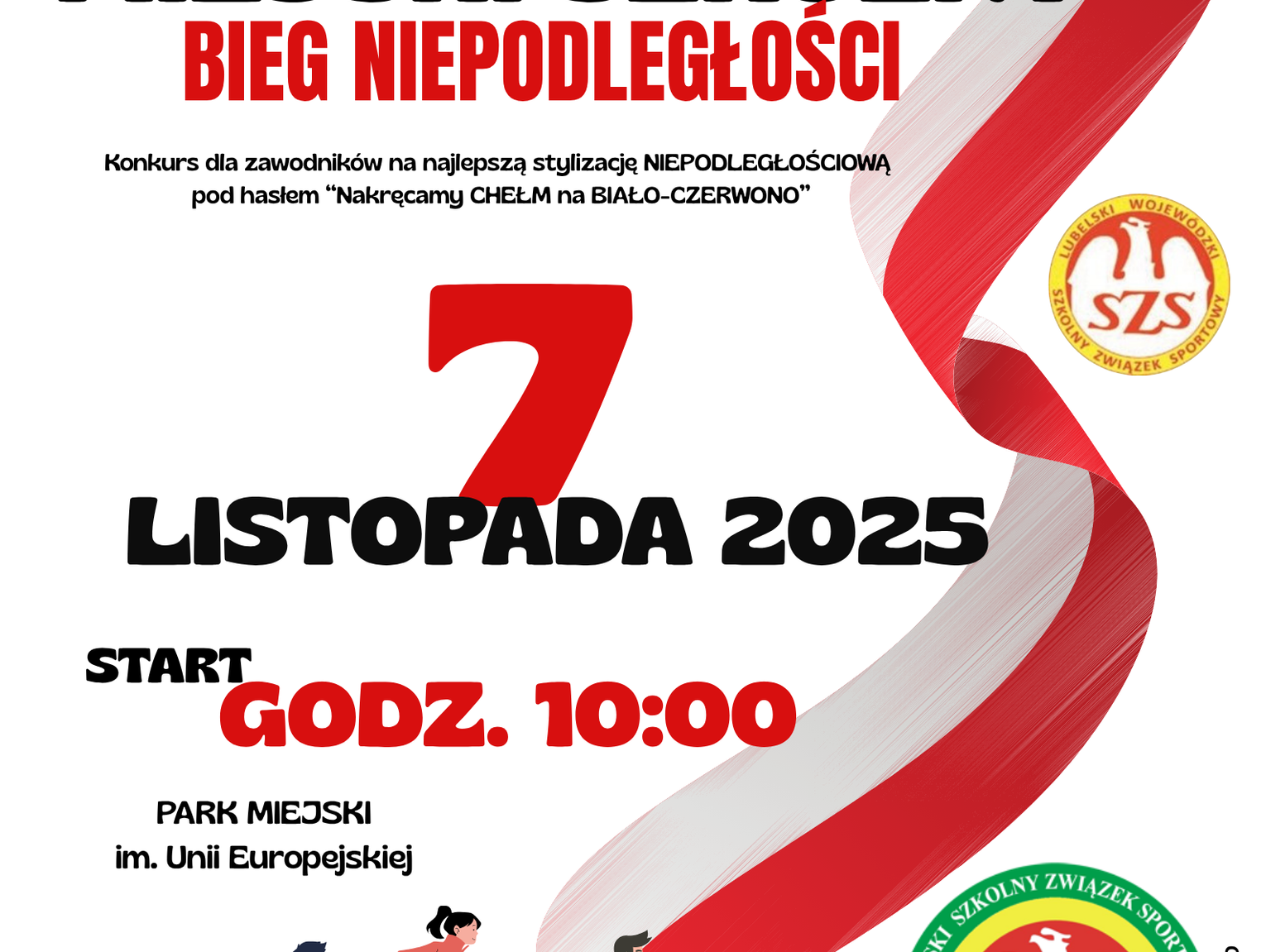 Miejski Szkolny Bieg Niepodległości w Chełmie