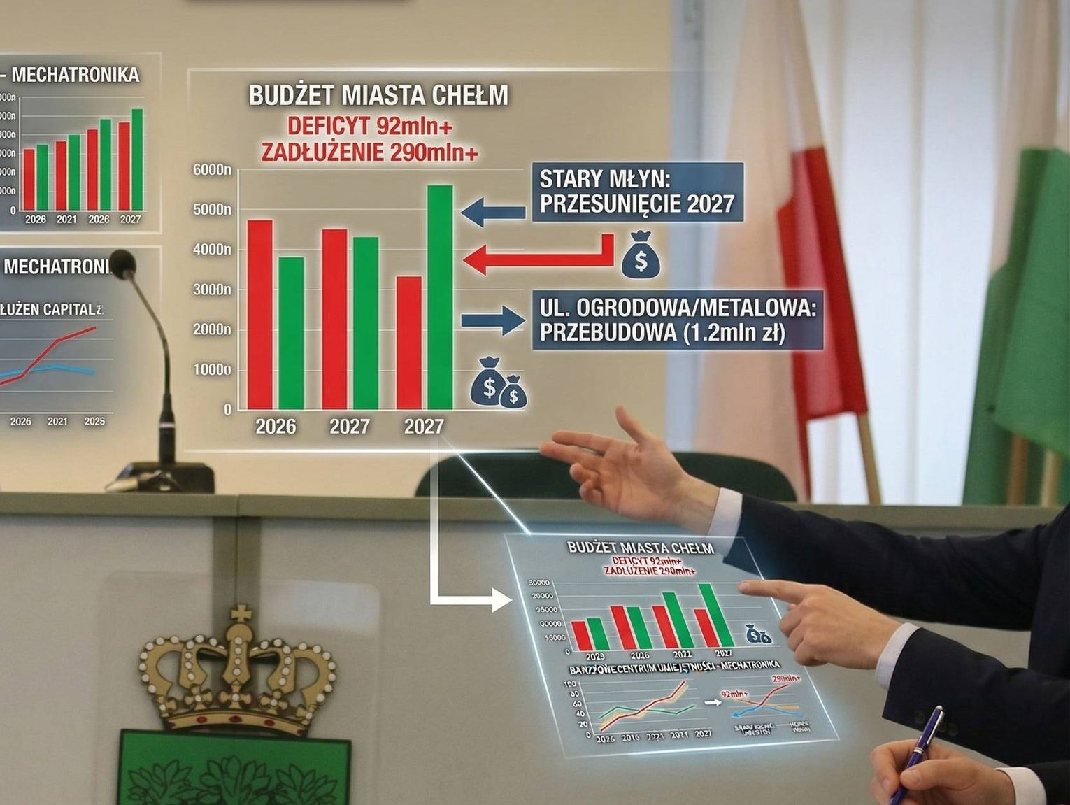 Chełm. Milionowe przesunięcia w miejskim budżecie