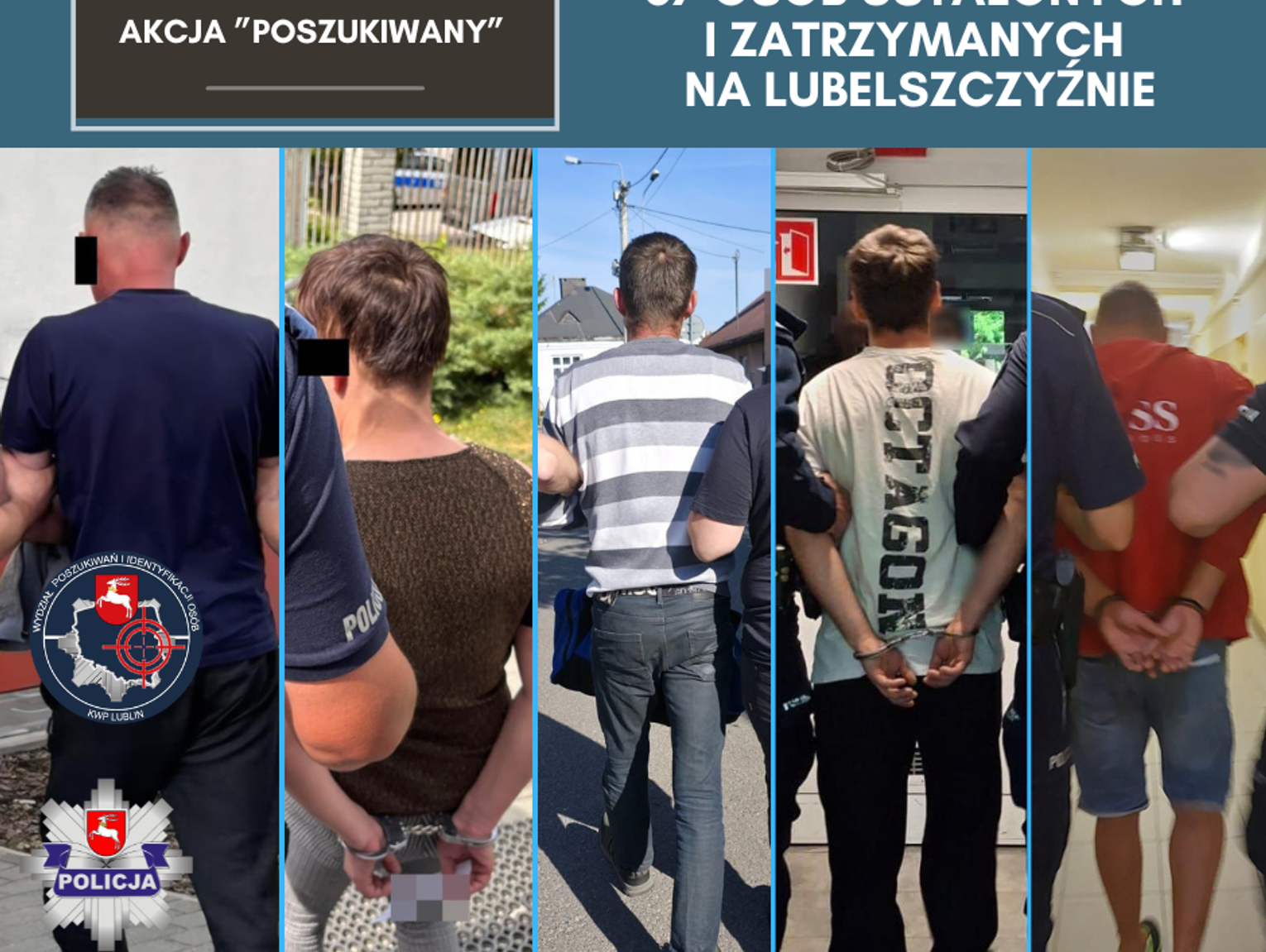 Wielka obława w regionie! Na Lubelszczyźnie wpadło 87 poszukiwanych, w tym uciekinierzy z Chełma [FILM]