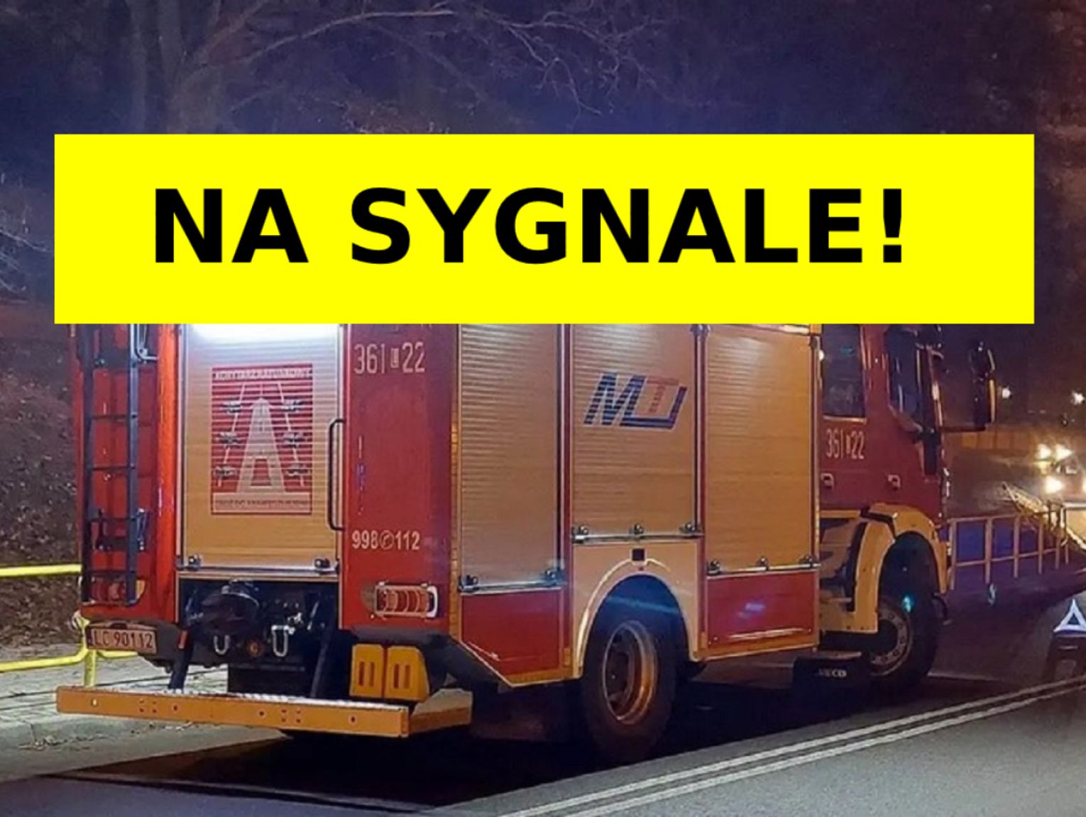 Na sygnale. Wypadek na skrzyżowaniu. Siano płonęło dwa razy...