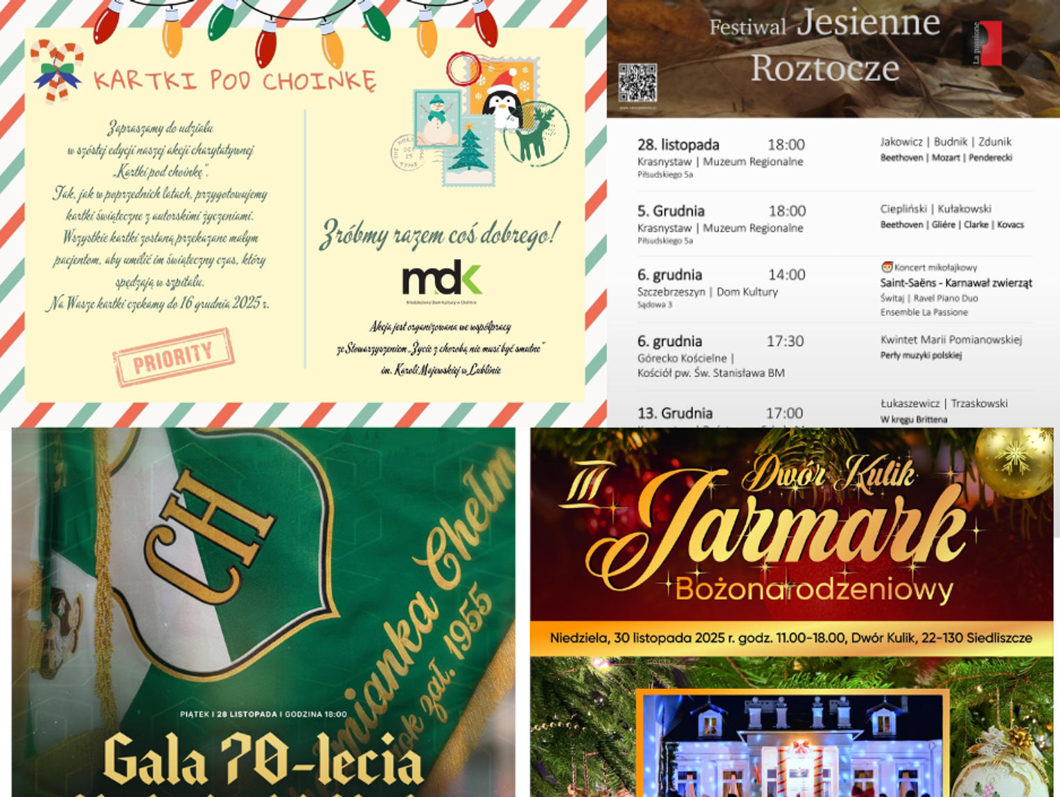 NIE PRZEGAP [28-30 listopada] UROCZYSTOŚCI, SPORT, MAGIA ŚWIĄT