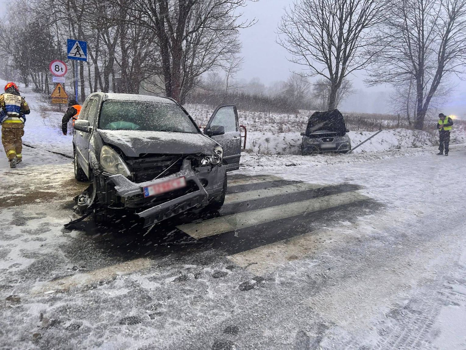 Niebezpieczne zderzenie na skrzyżowaniu w Lubieniu