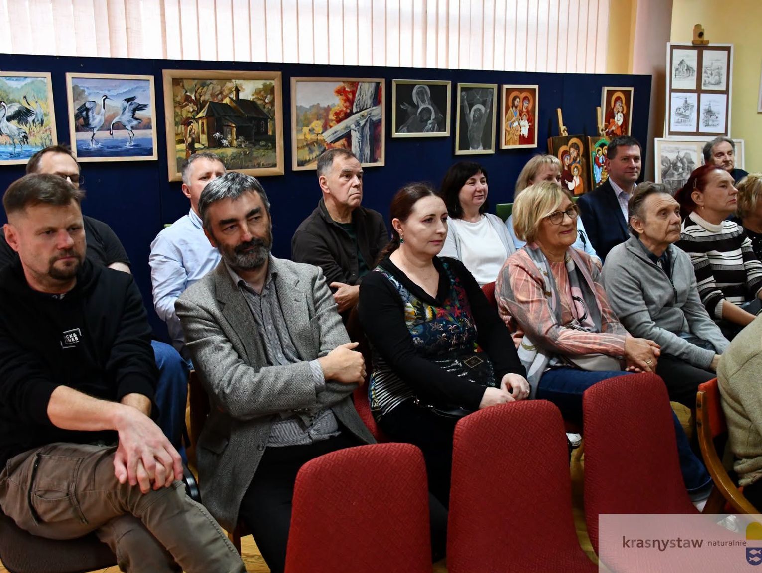 Noc Bibliotek w Krasnymstawie. Wieczór z poezją i muzyką [GALERIA ZDJĘĆ]