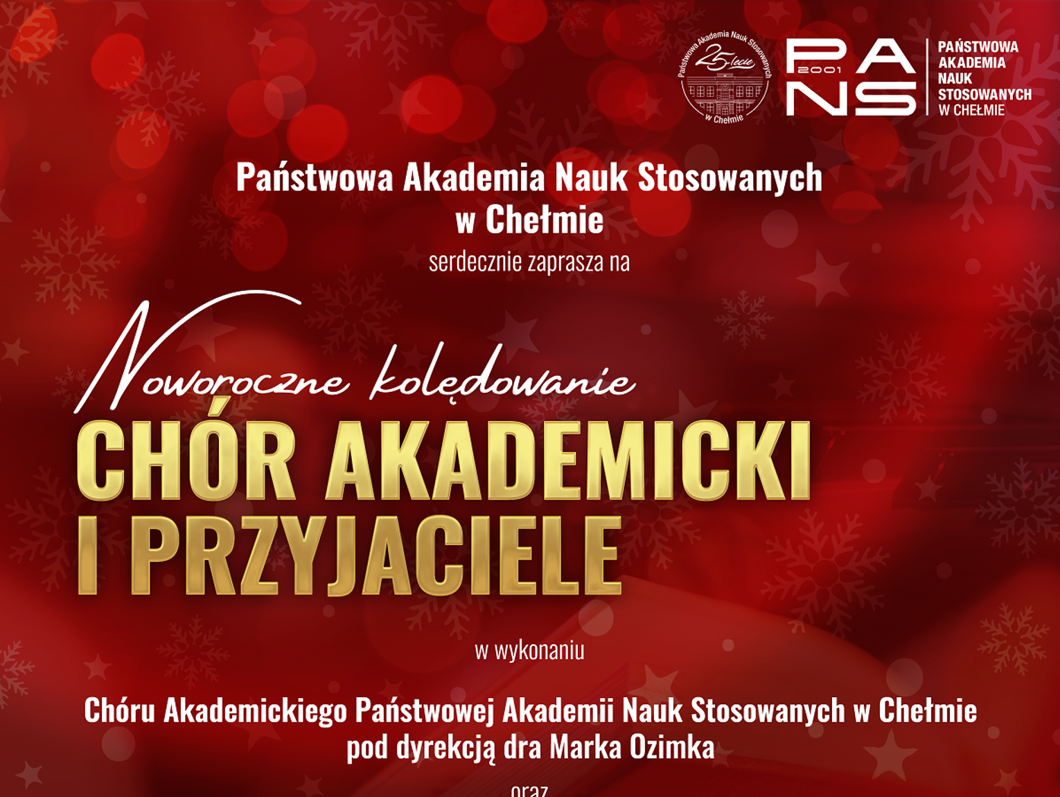 "Noworoczne Kolędowanie" w Państwowej Akademii Nauk Stosowanych w Chełmie