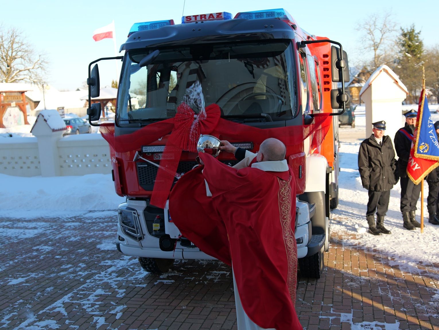 Gm. Włodawa. Nowy wóz dla ochotników z Różanki