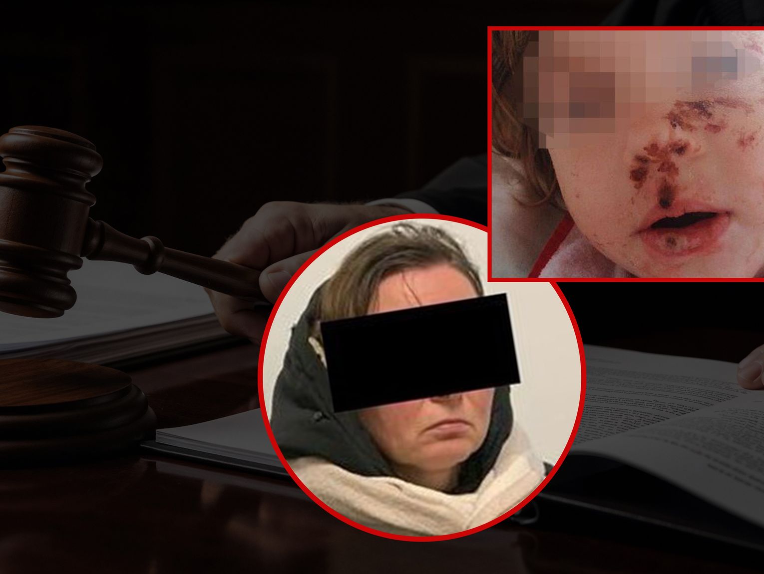 Oblewała córkę kwasem, by zakładać zbiórki na jej leczenie. Monika B. skazana