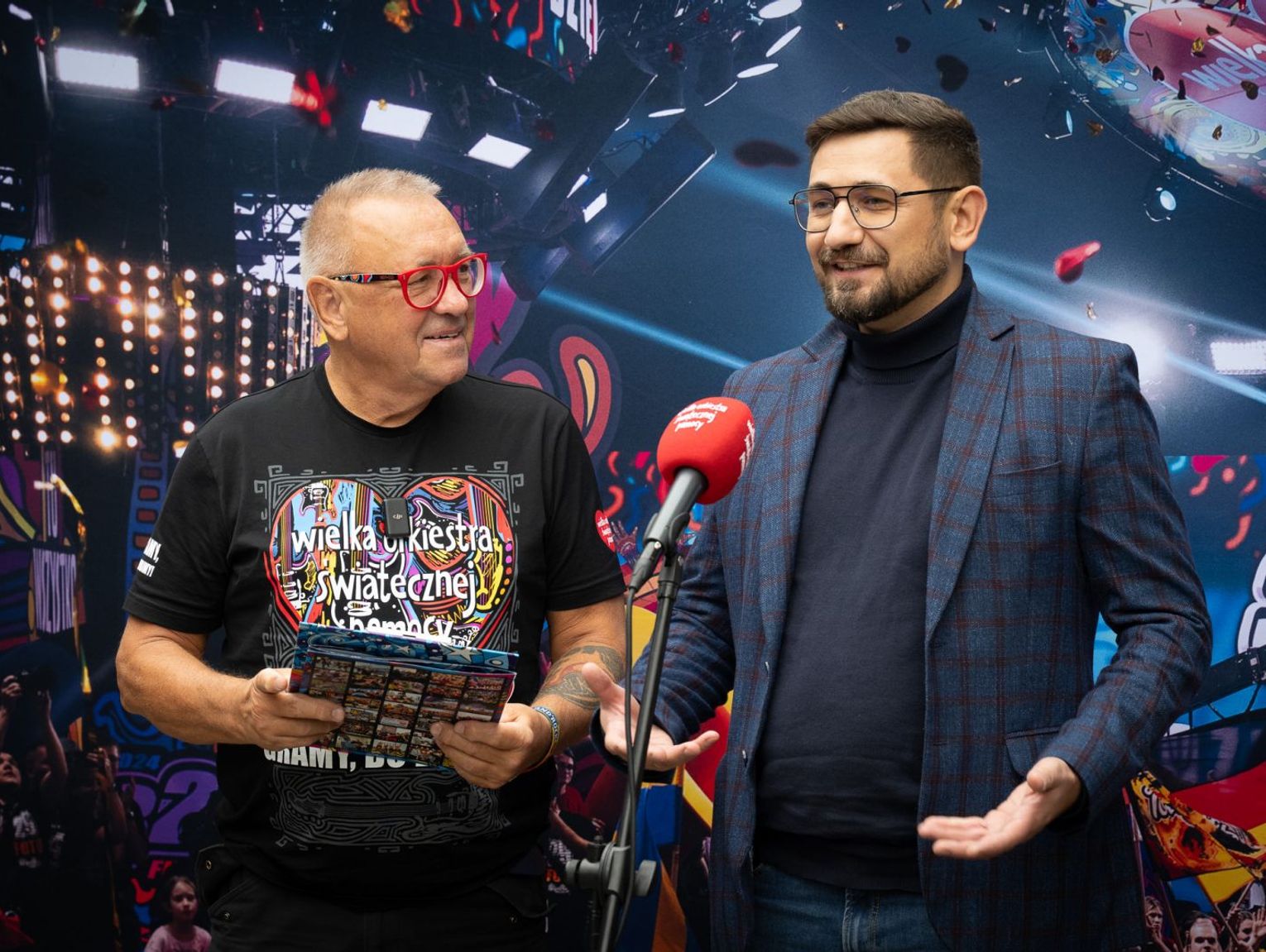 Miał być spacer z prezydentem Banaszkiem po Chełmie, skończyło się na wizycie u Owsiaka w Warszawie