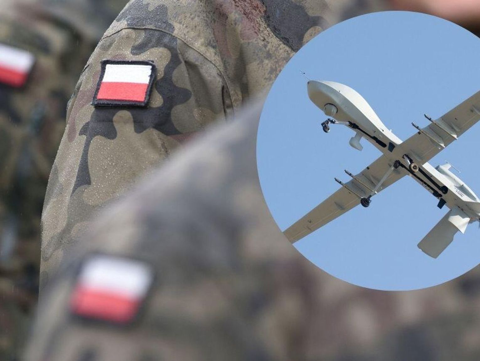 PILNE. Wojsko zestrzeliło rosyjskie drony. Jeden spadł w Czosnówce pod Białą Podlaską