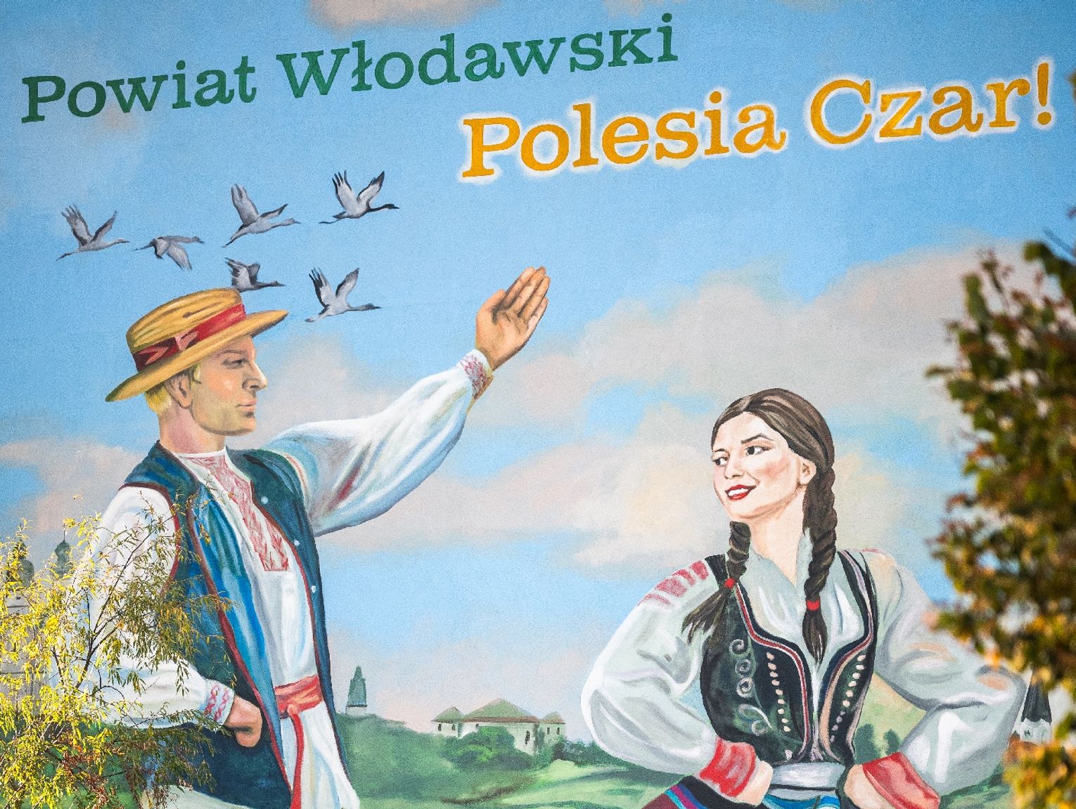 „Polesia Czar” – nowy mural we Włodawie [ZDJĘCIA]
