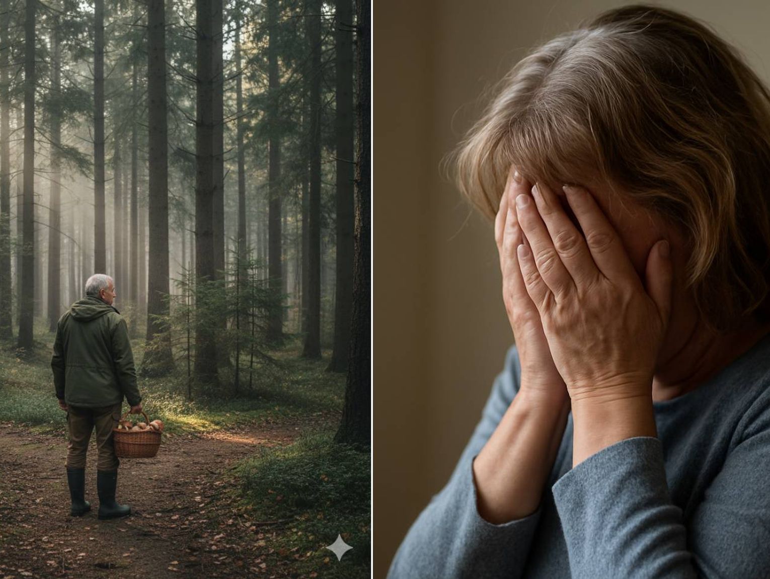 Policjanci z Włodawy uratowali zdesperowaną kobietę i odnaleźli zaginionego grzybiarza