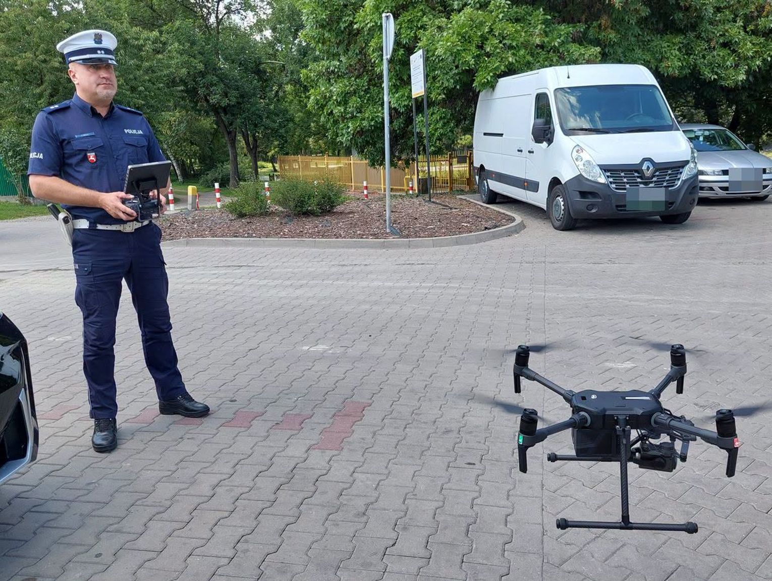 Policyjny dron nad Chełmem. Posypały się mandaty za niebezpieczne wykroczenia