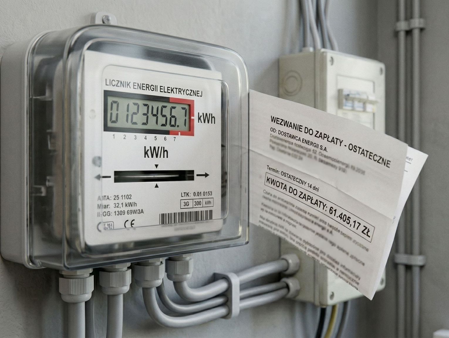 Ponad 60 tysięcy złotych za prąd. Emeryci spod Włodawy walczą z gigantycznym rachunkiem