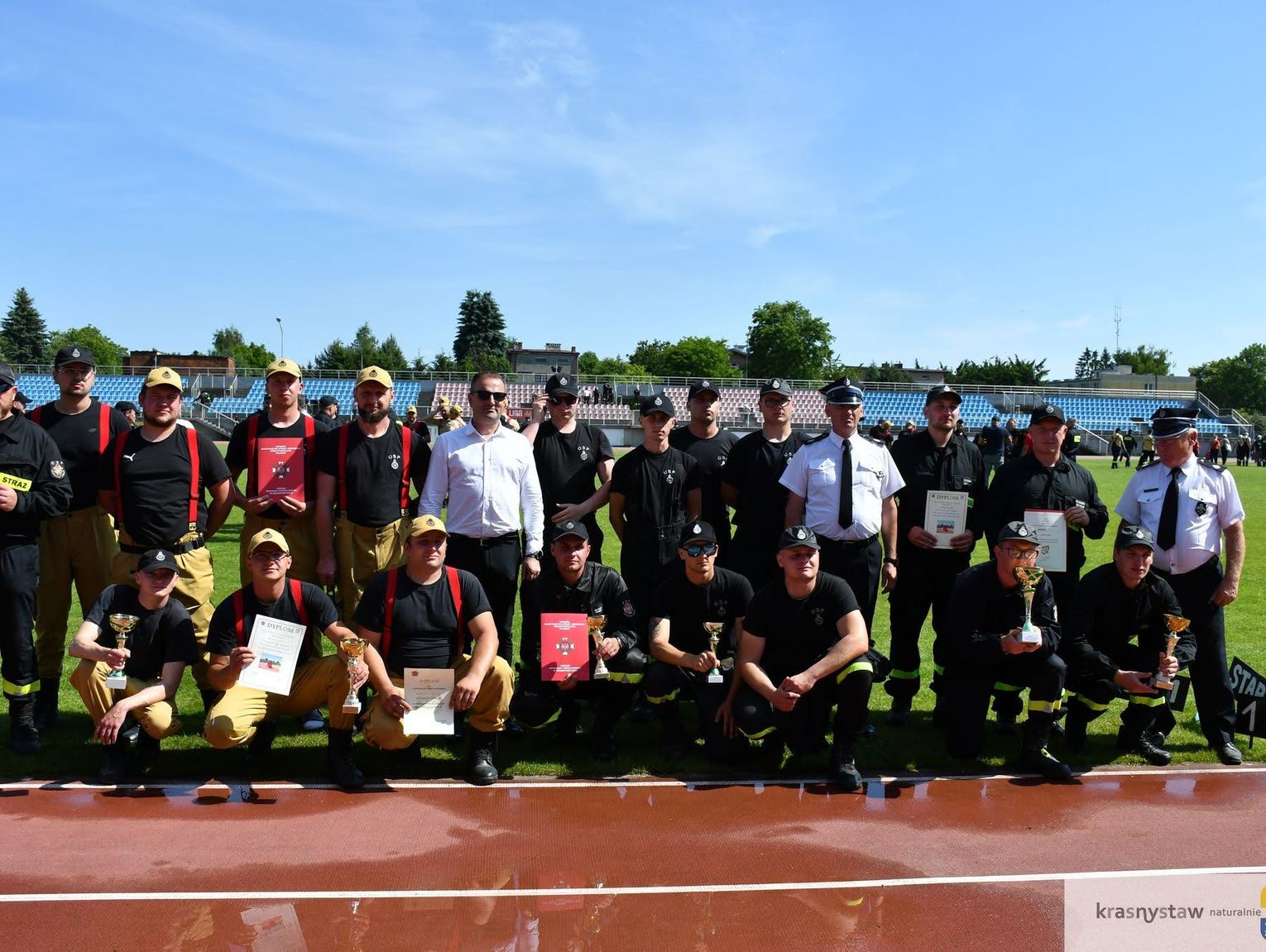 Pow. krasnostawski. OSP Krzywe i MDP Tarzymiechy 1 triumfują na zawodach [GALERIE ZDJĘĆ]