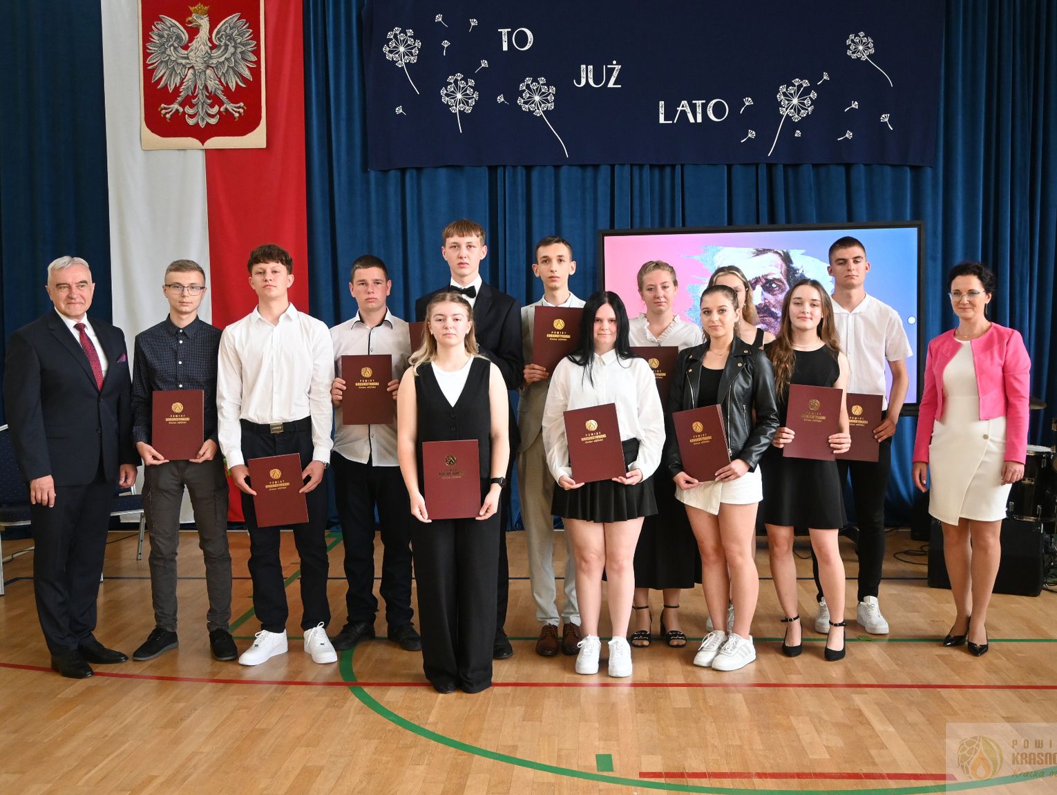 Pow. krasnostawski. Stypendia starosty wręczone