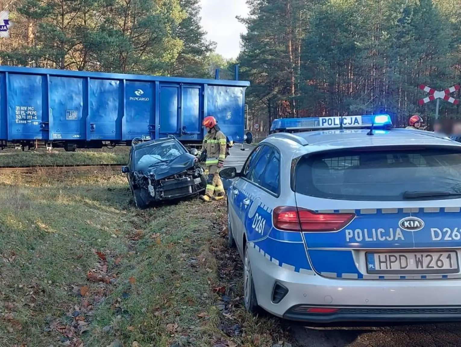 Pow. włodawski. Niebezpieczne zderzenie z lokomotywą