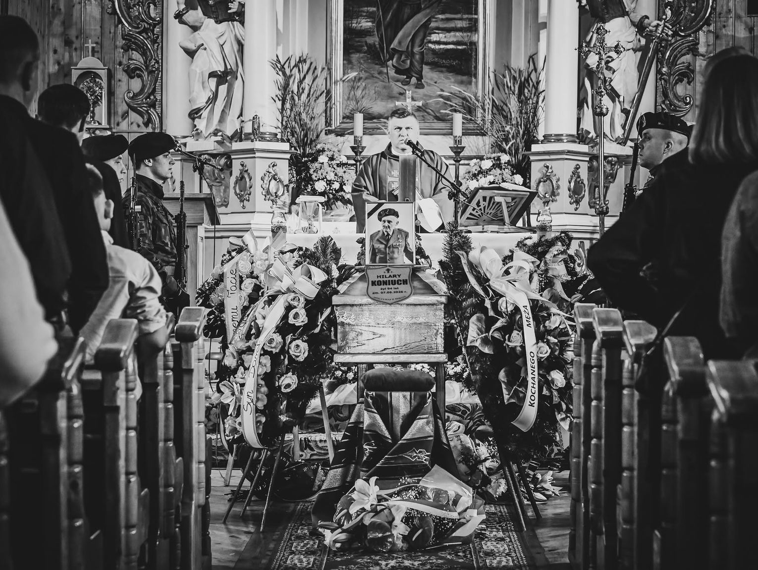Powiat włodawski pożegnał Hilarego Koniucha, bohatera walk o wolną Polskę [ZDJĘCIA]