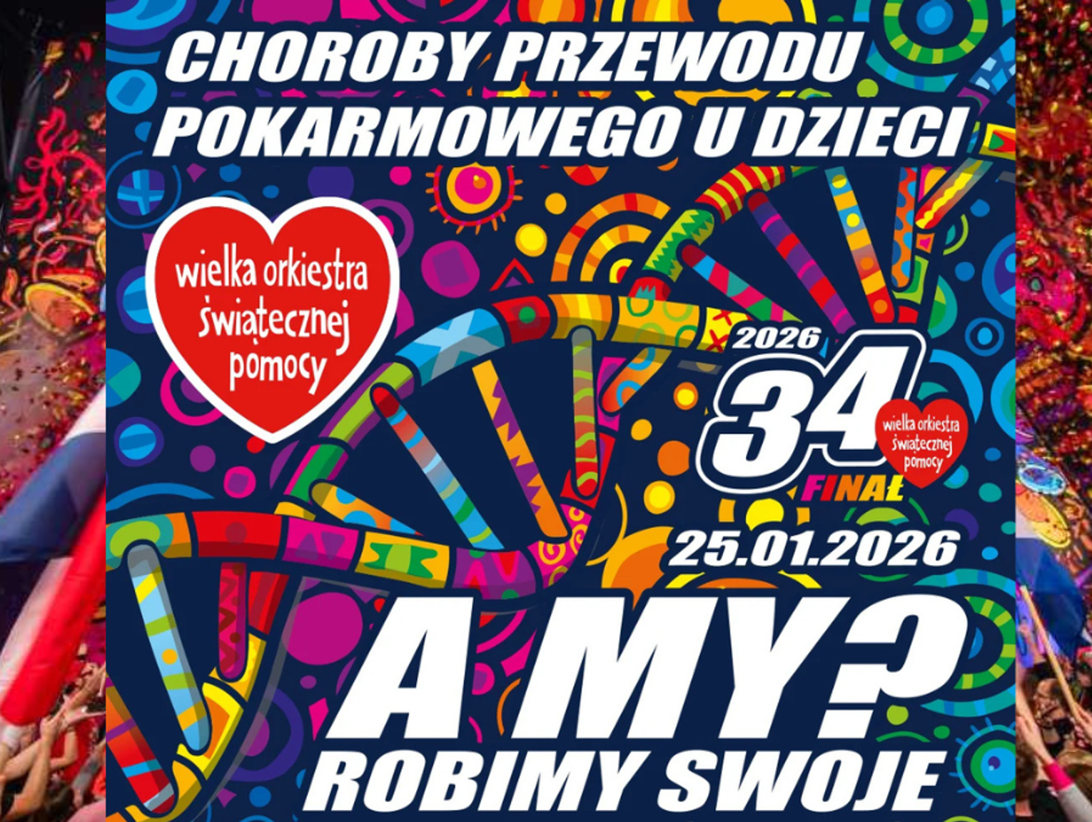 WOŚP 2026 zagra dla „Zdrowych brzuszków naszych dzieci”