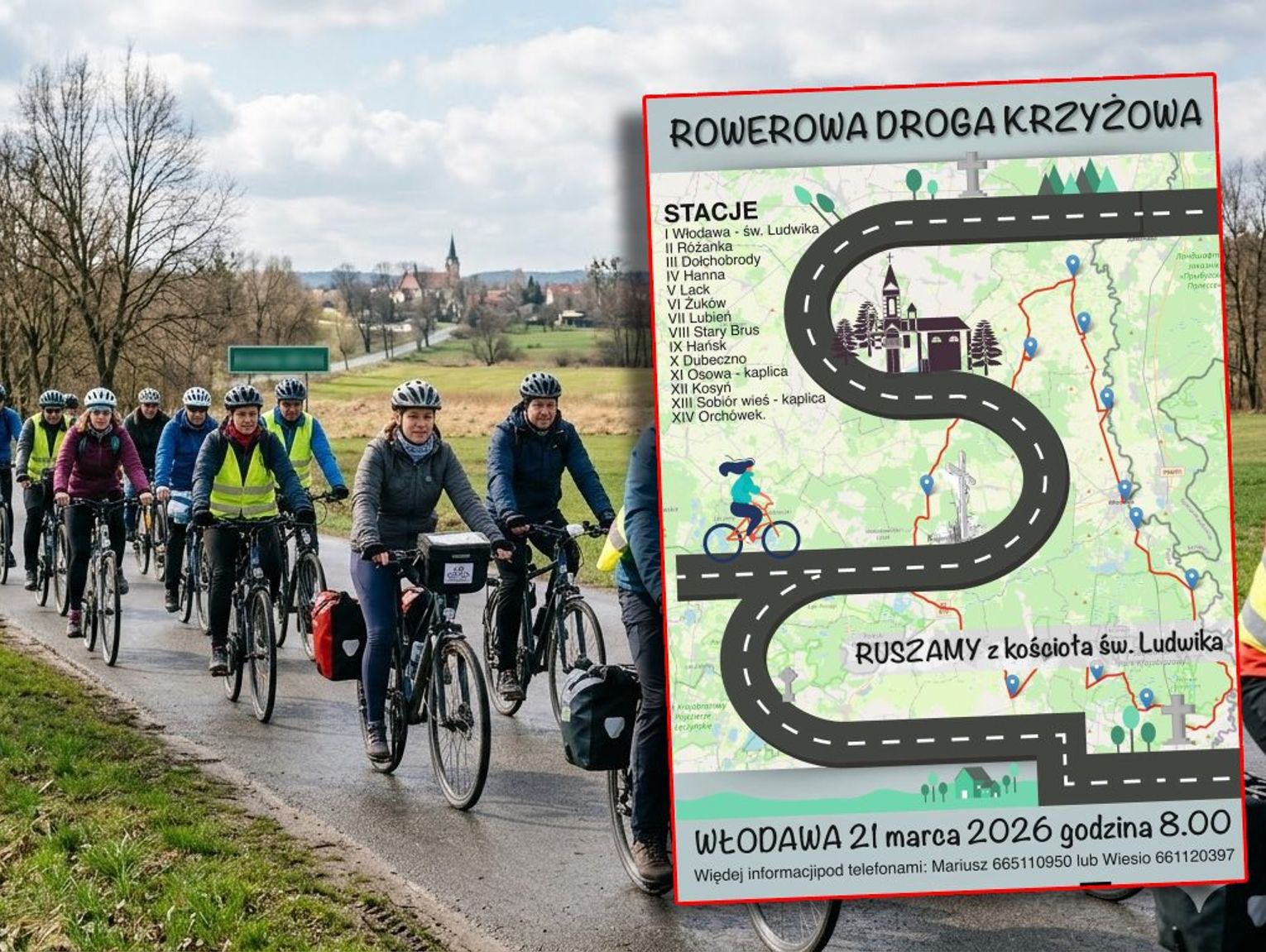 Przed nami Rowerowa Droga Krzyżowa po powiecie włodawskim