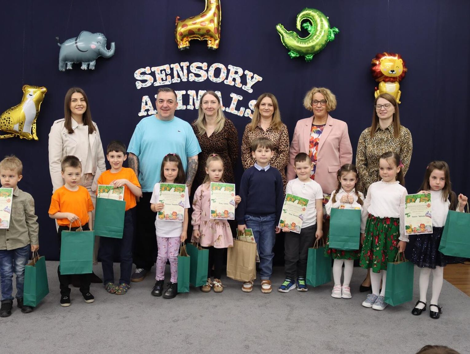 Przedszkolaki pokazały klasę w konkursie „Sensory Animals” we Włodawie [ZDJĘCIA]