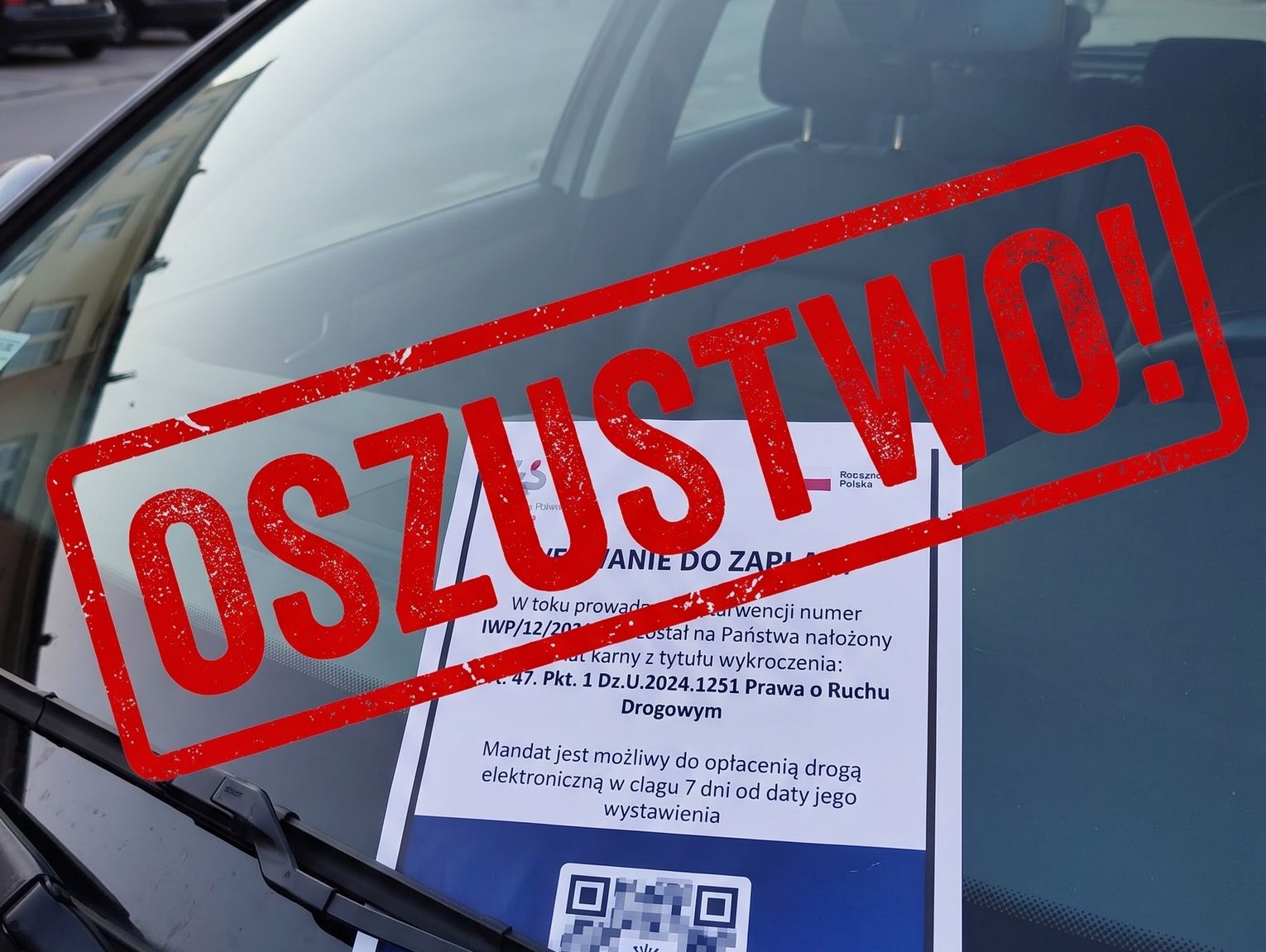 Pułapka za wycieraczką. Oszuści podszywają się pod skarbówkę