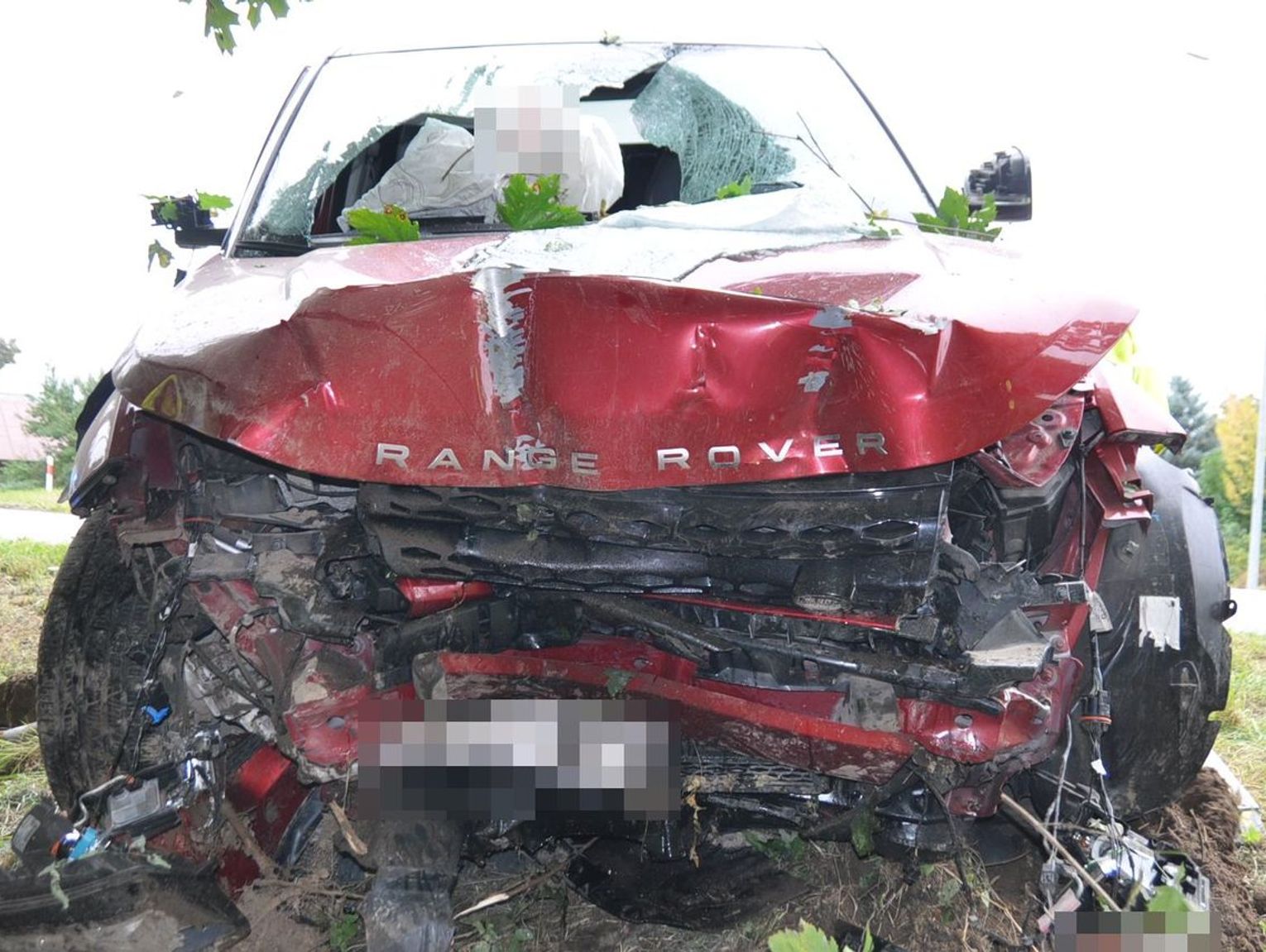 Nietrzeźwa kierująca uderzyła w drzewo