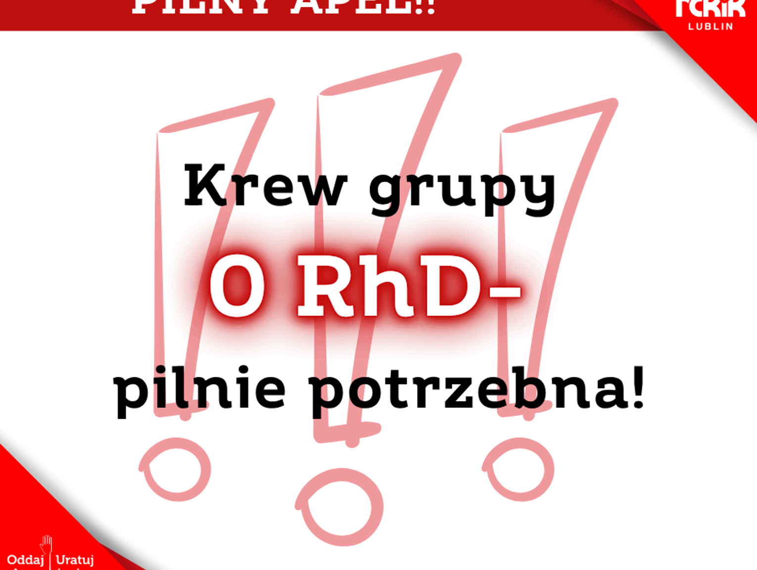Region. Alarmująco mało krwi w magazynach. RCKiK w Lublinie apeluje do dawców
