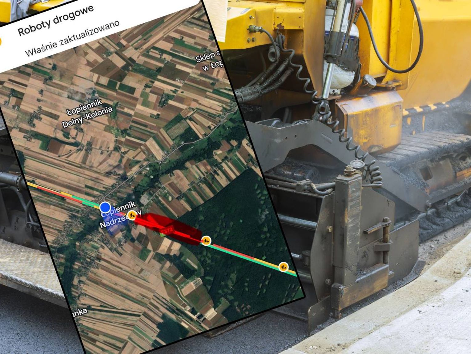 Remont na DK17. Wprowadzono ruch wahadłowy. Mogą być korki w kierunku Krasnegostawu