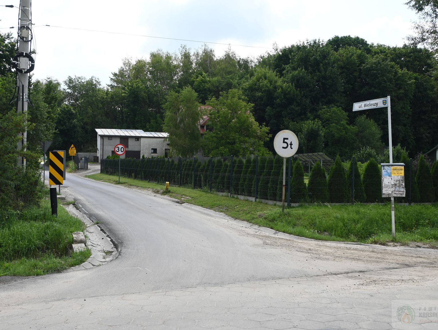 Remont zakończony przed terminem. Ulica Bieleszy w Krasnymstawie zyskała nowe oblicze