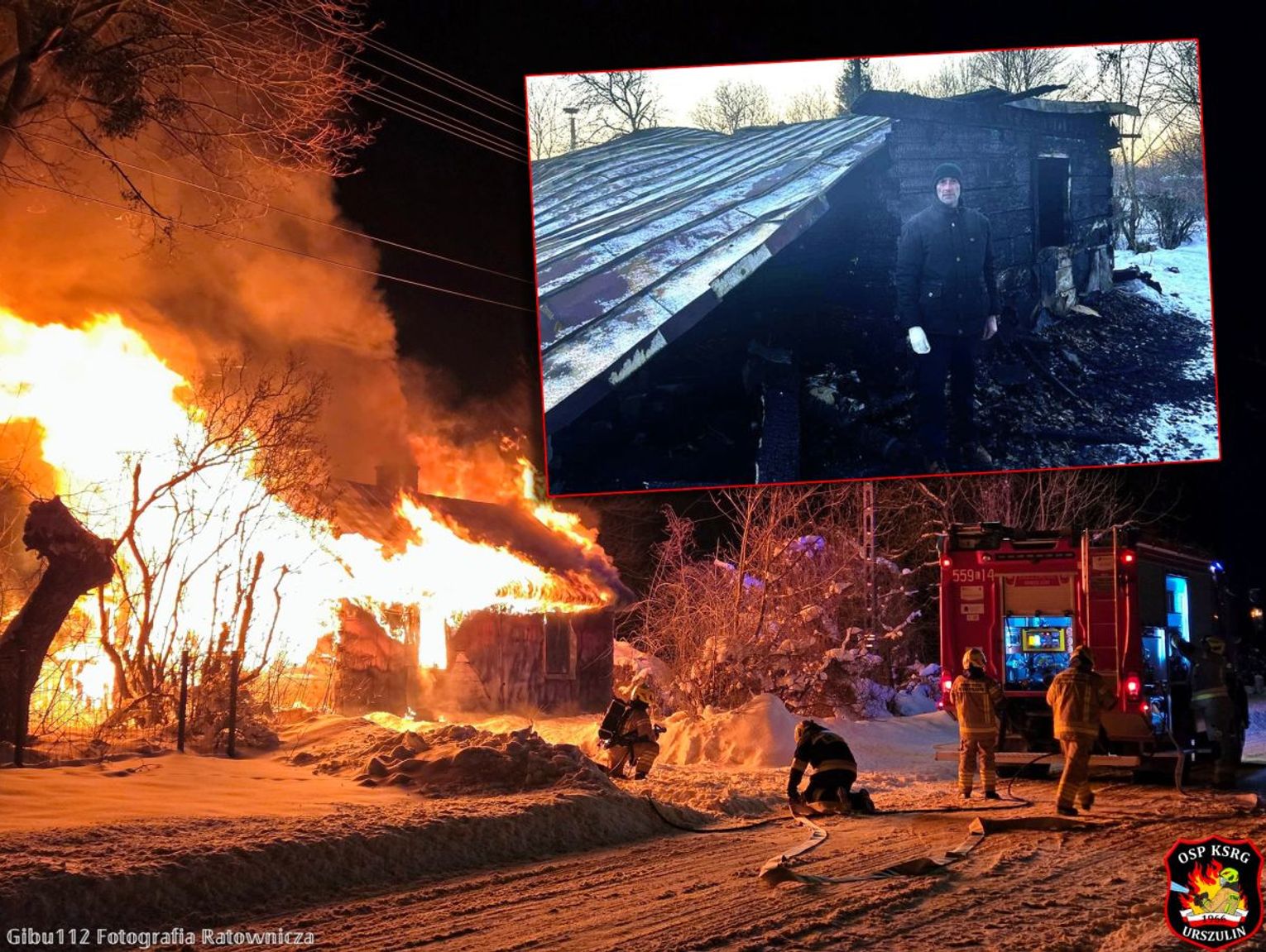Gm. Urszulin. Serce silniejsze od ognia. Pogorzelcowi pomogli błyskawicznie, ale to nie koniec walki