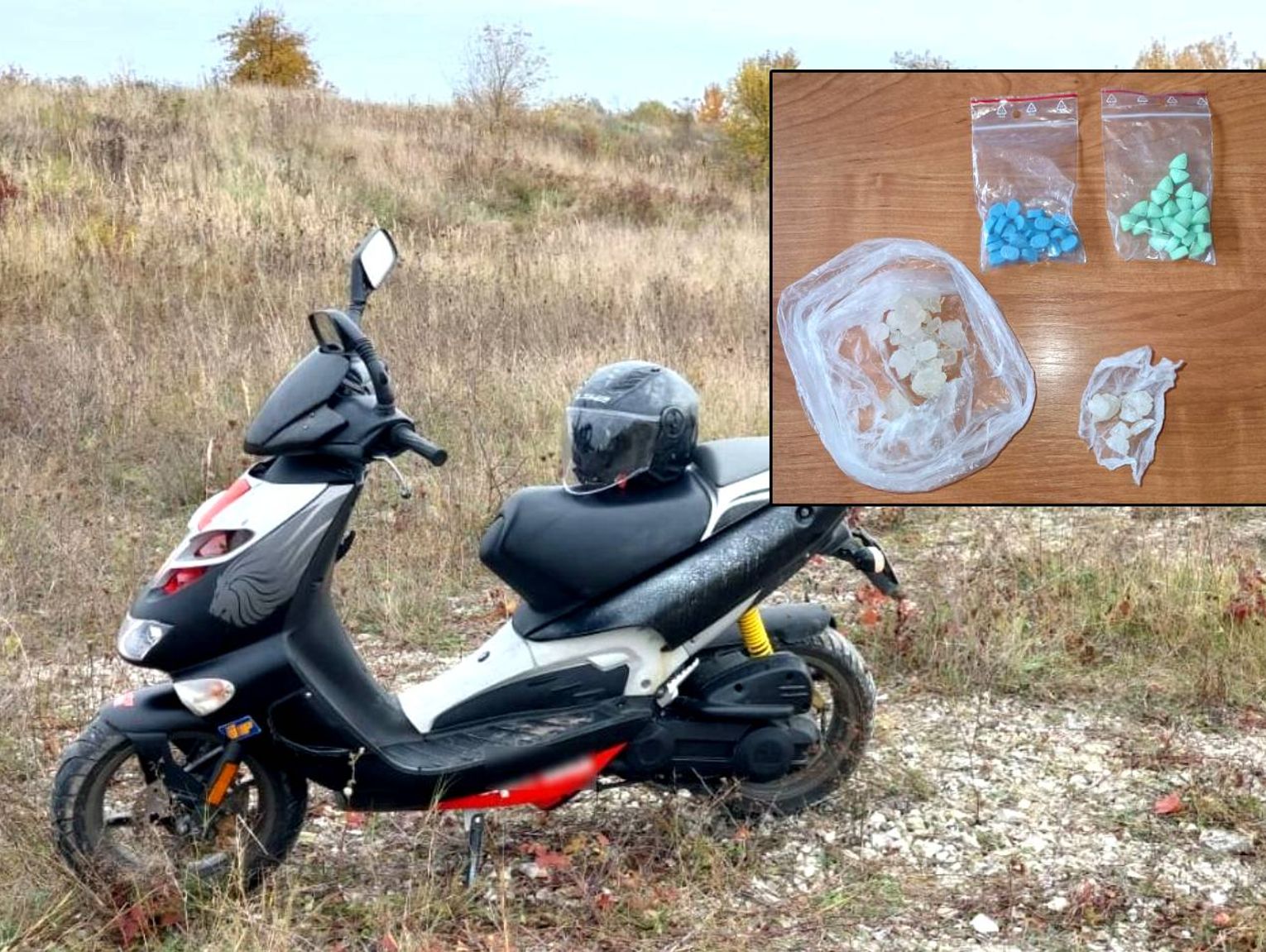 Skradziony motorower odnaleziony. 14-latek w rękach policji, odpowie też za narkotyki