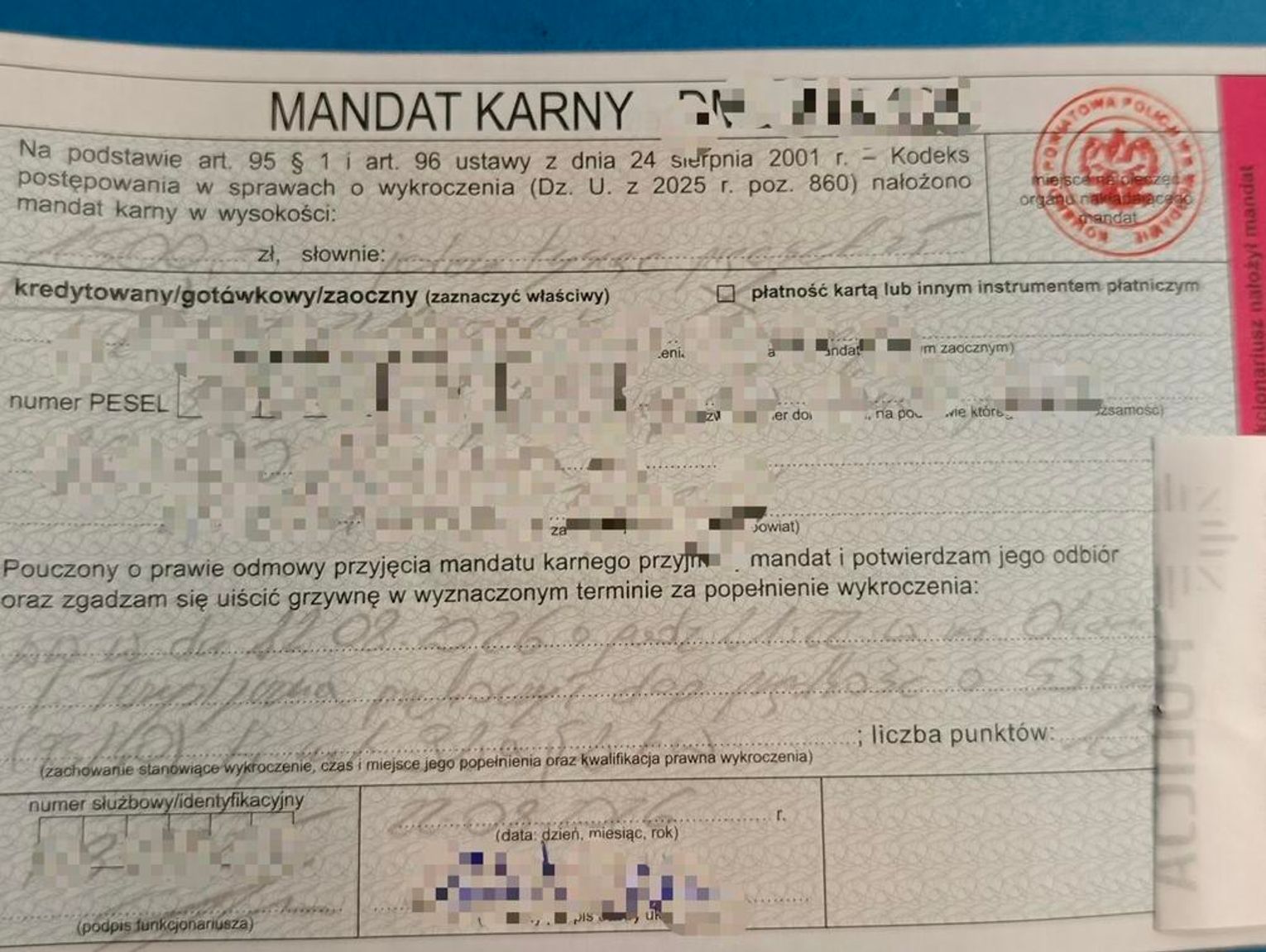 Słone mandaty za brawurę na drogach powiatu włodawskiego