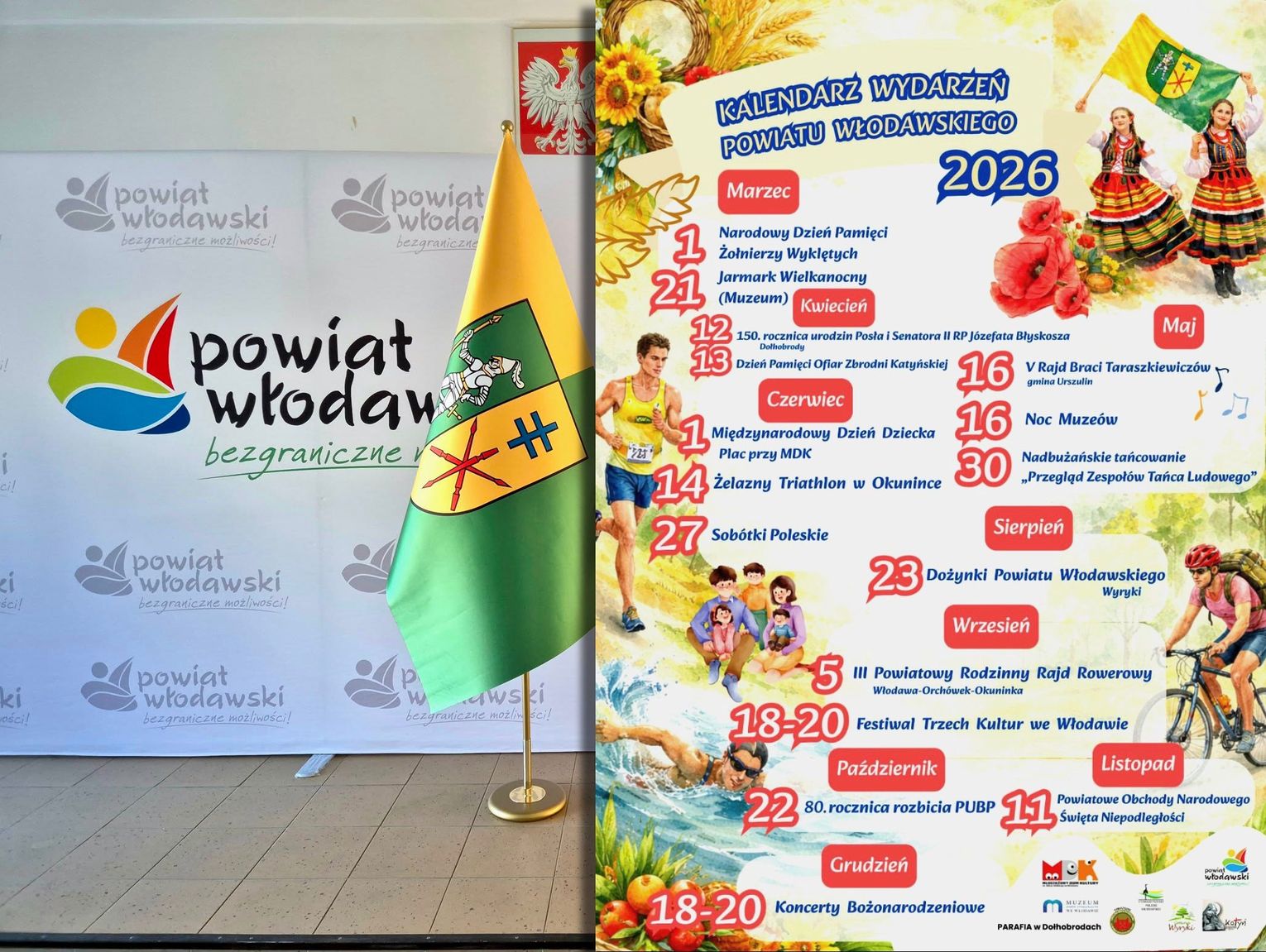 Sport, kultura i pamięć historyczna. Znamy kalendarz wydarzeń powiatu włodawskiego na 2026 rok