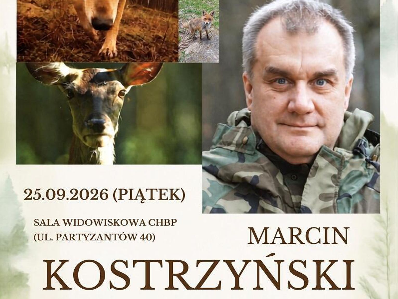 Spotkanie z „Marcinem z lasu” w Chełmie. Biblioteka zaprasza dzieci, młodzież i dorosłych