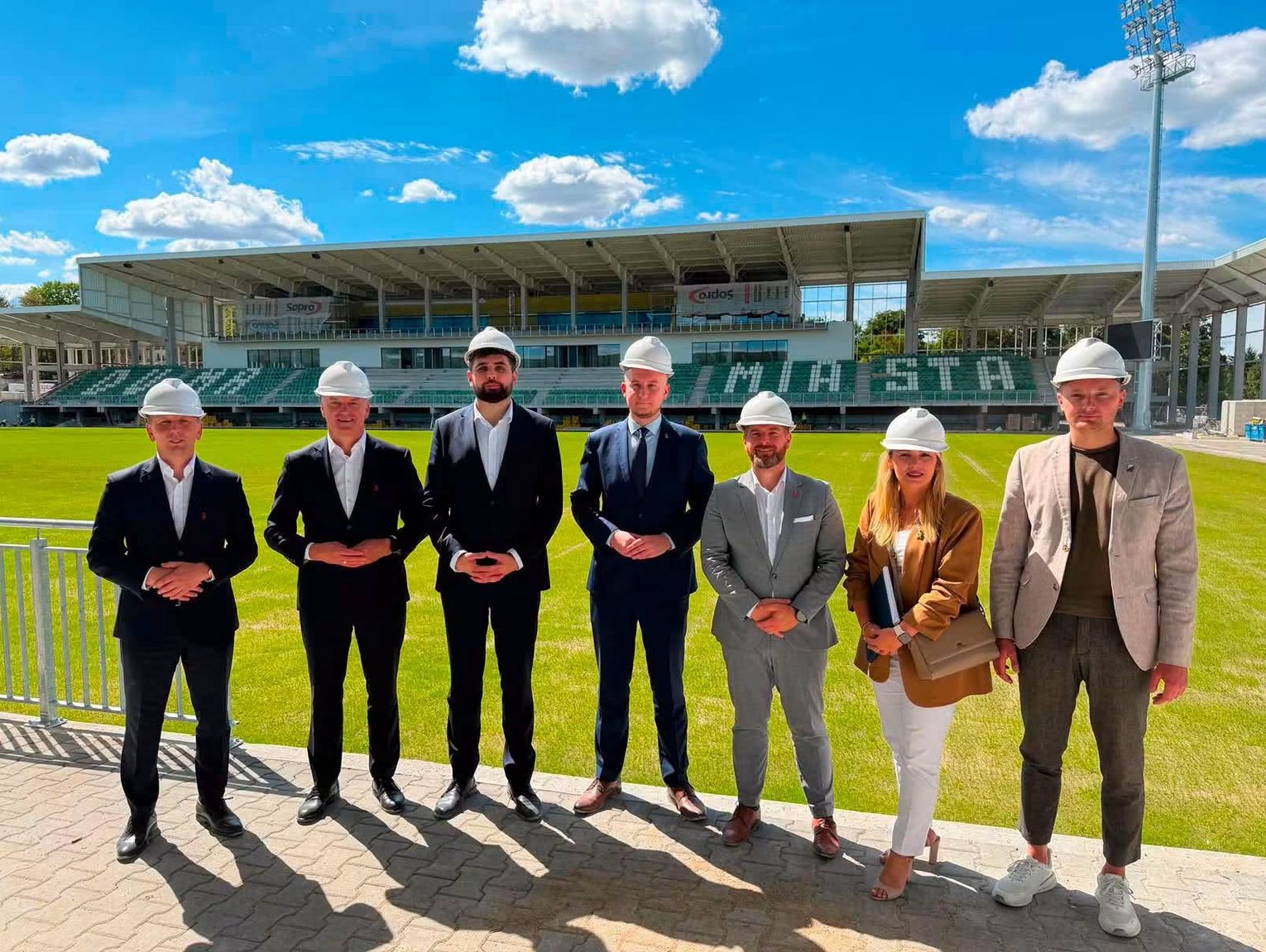 Stadion Chełmianki coraz okazalszy