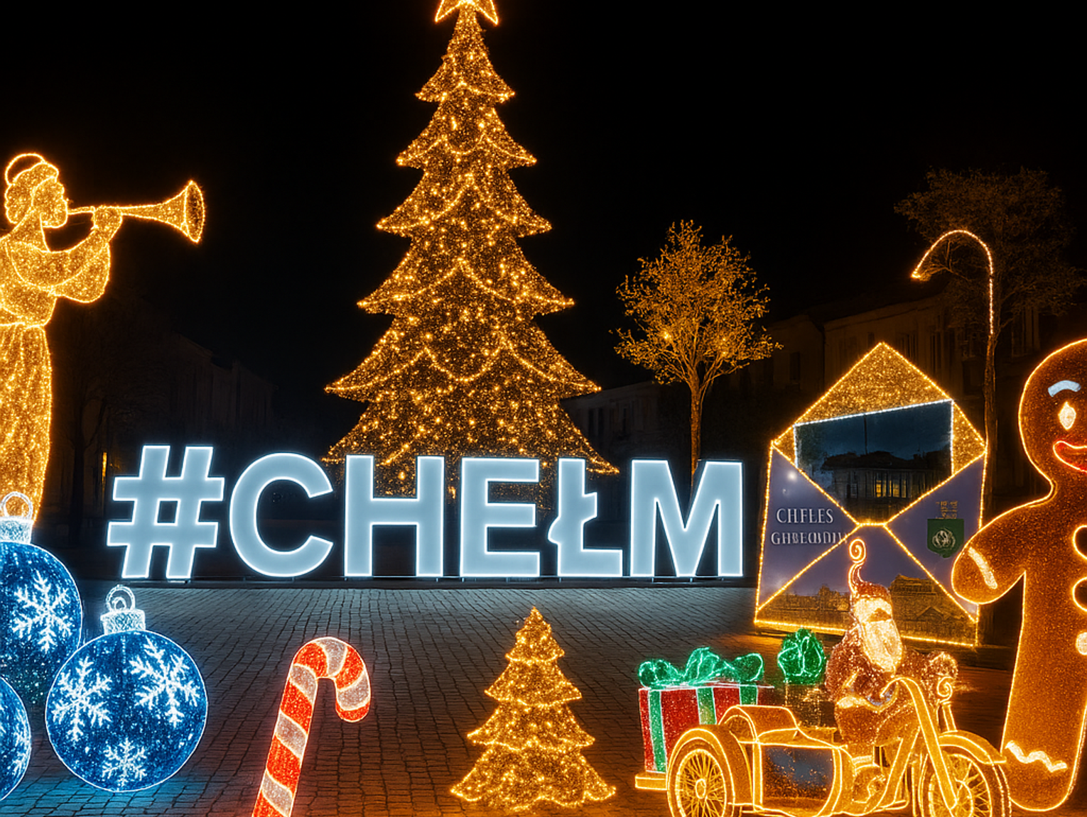 Świąteczny zestaw marzeń! Iluminacje w Chełmie za prawie 800 tys. zł