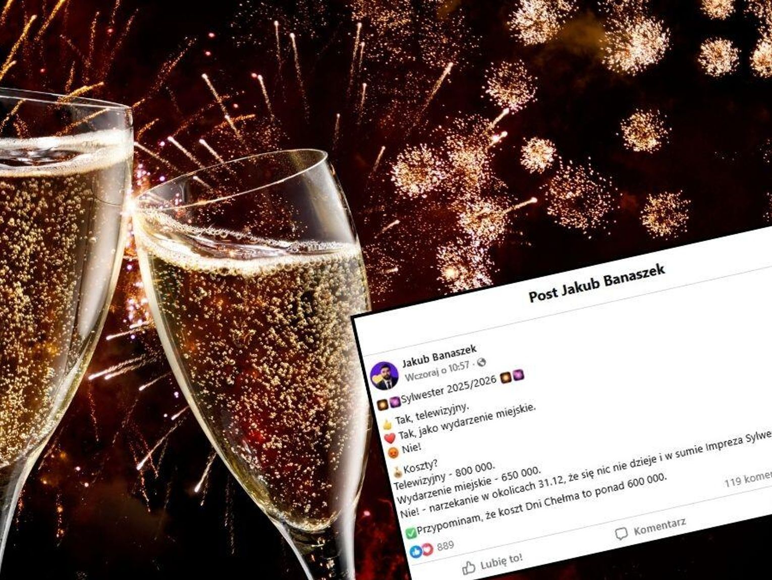 Sylwester za 800 tysięcy? Chełm stawia na telewizję!