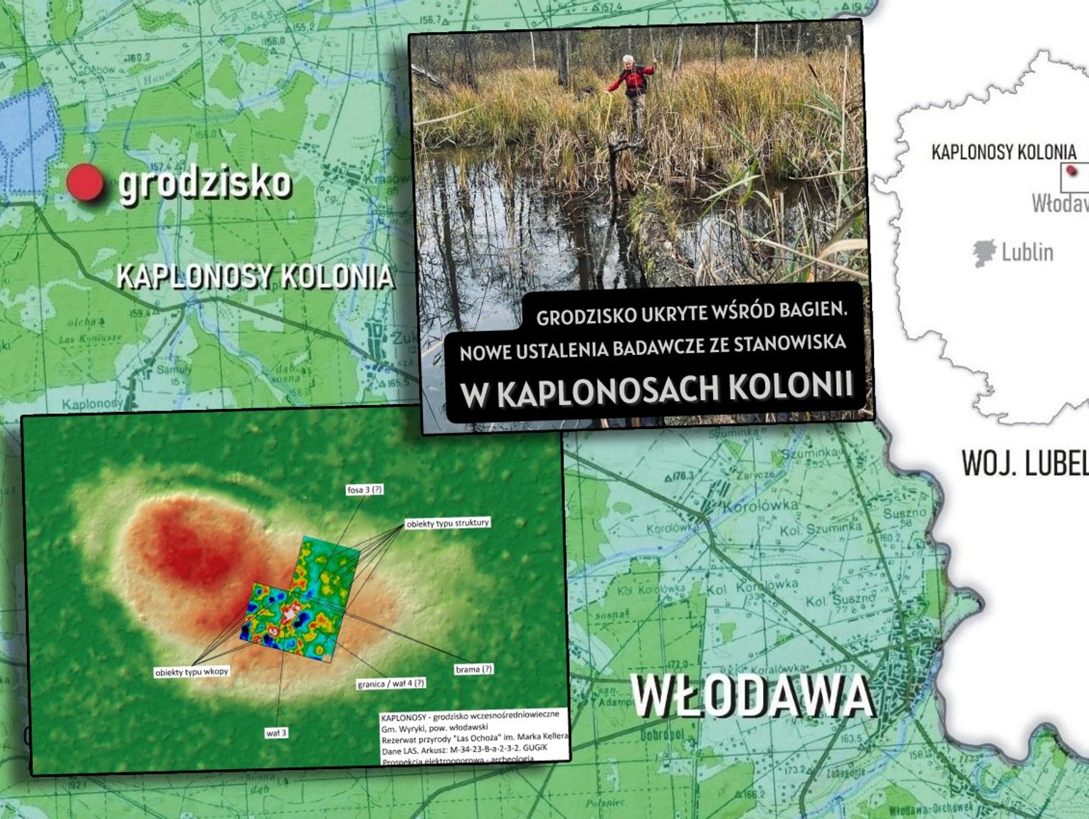 Tajemnica ukryta wśród bagien. Niezwykłe odkrycia archeologiczne w Kaplonosach Kolonii