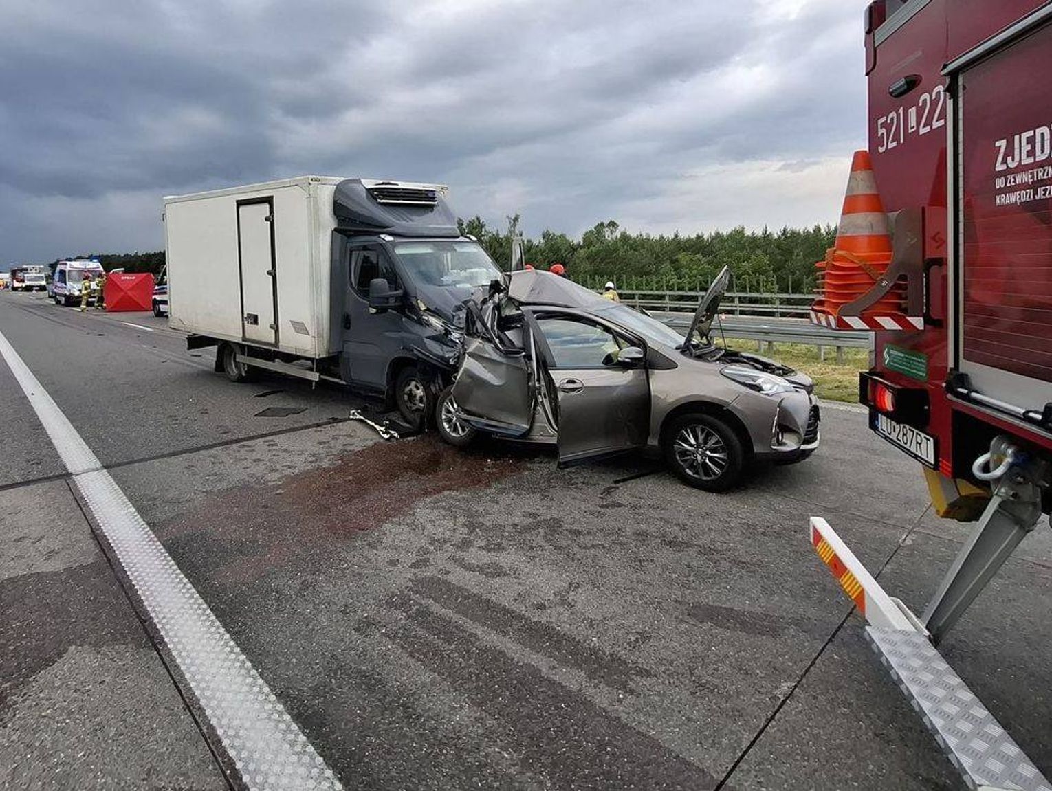 92-latek wyszedł na ekspresówkę. Zginął na miejscu [ZDJĘCIA]