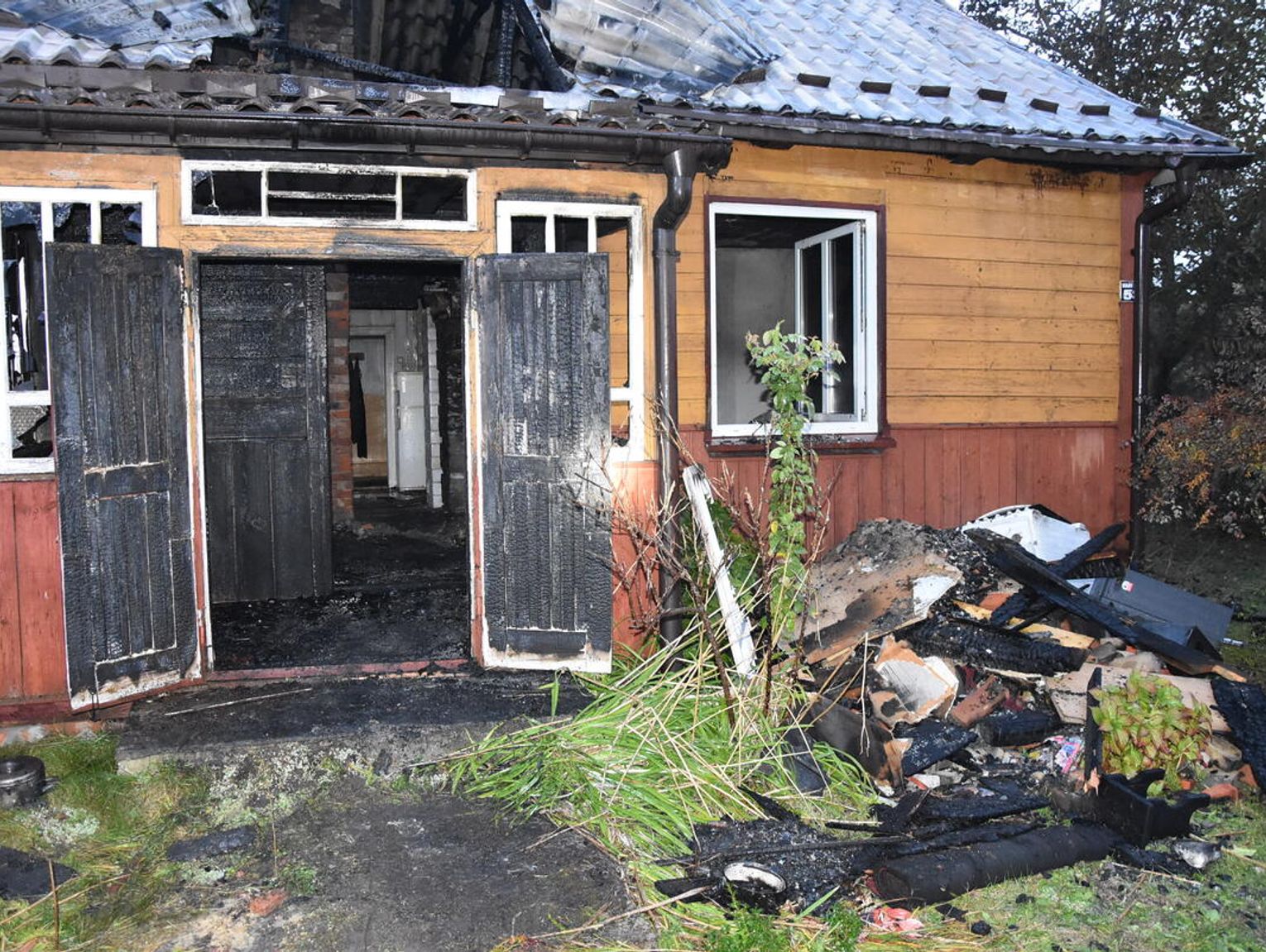 Tragedia w Starym Brusie. W pożarze zginęła 88-letnia kobieta