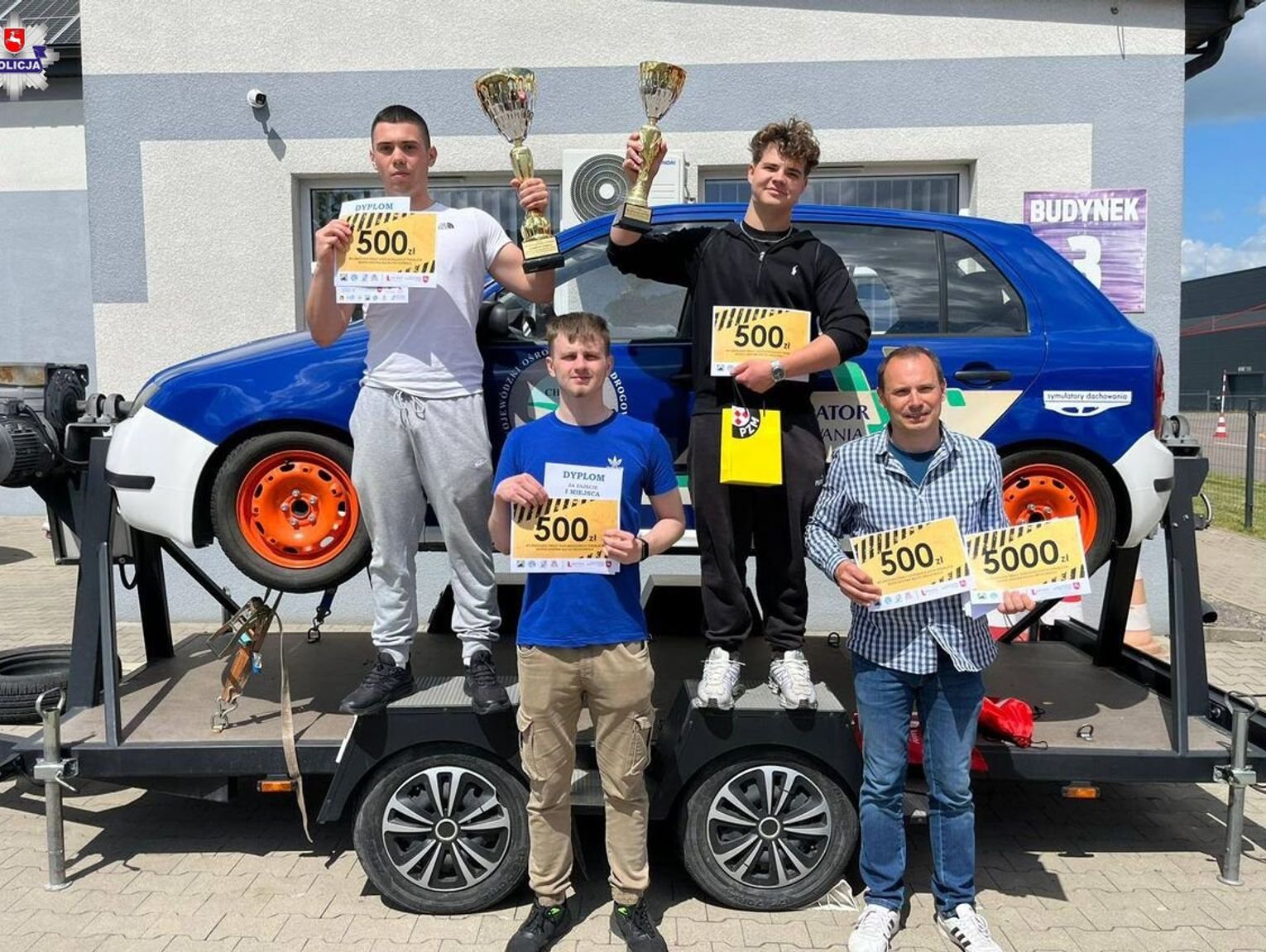 Triumf uczniów z Okszowa w wojewódzkim turnieju motoryzacyjnym w Chełmie [ZDJĘCIA]