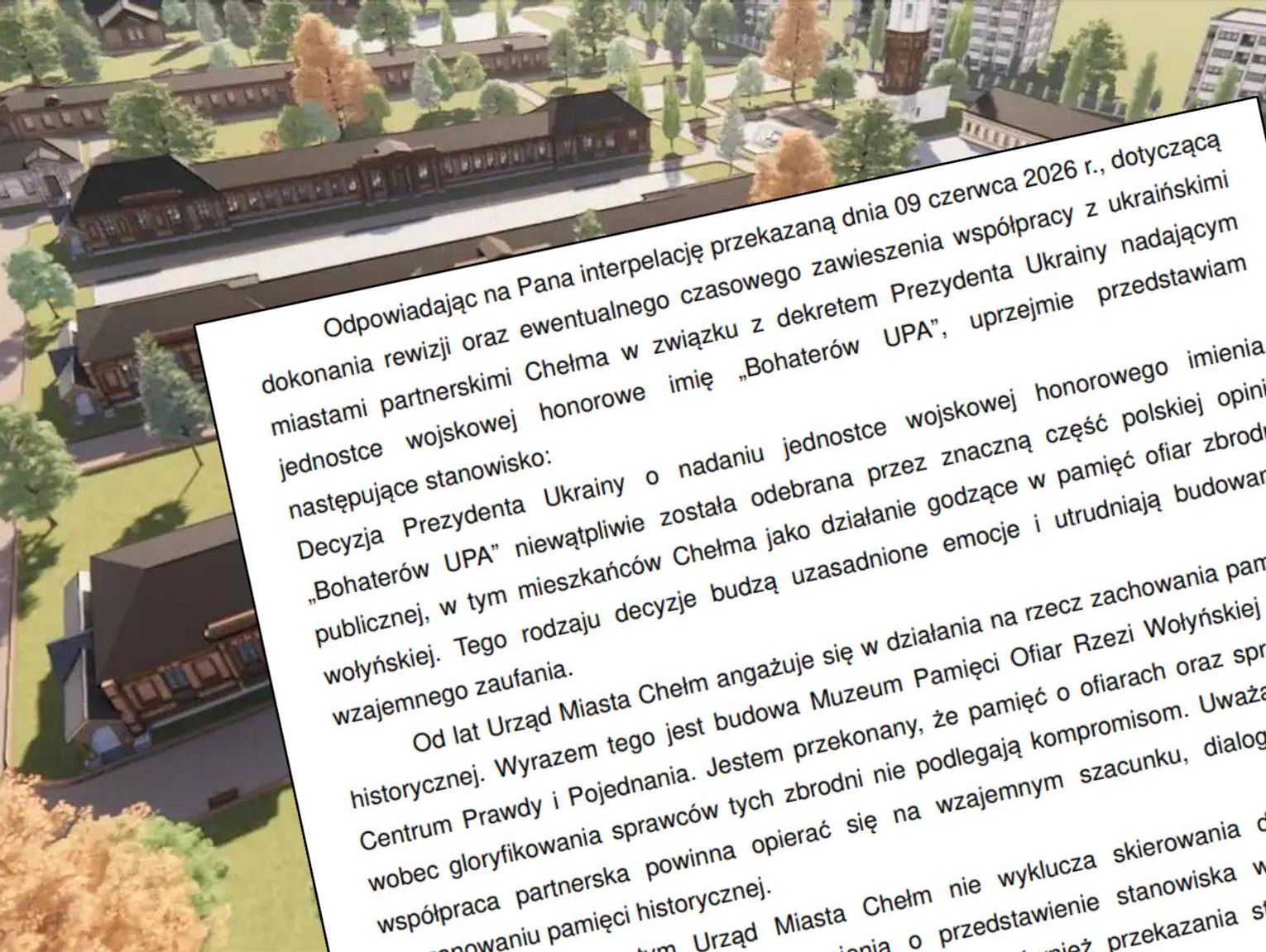 Trudne pytania o partnerstwo. Chełm reaguje na decyzje ukraińskich władz