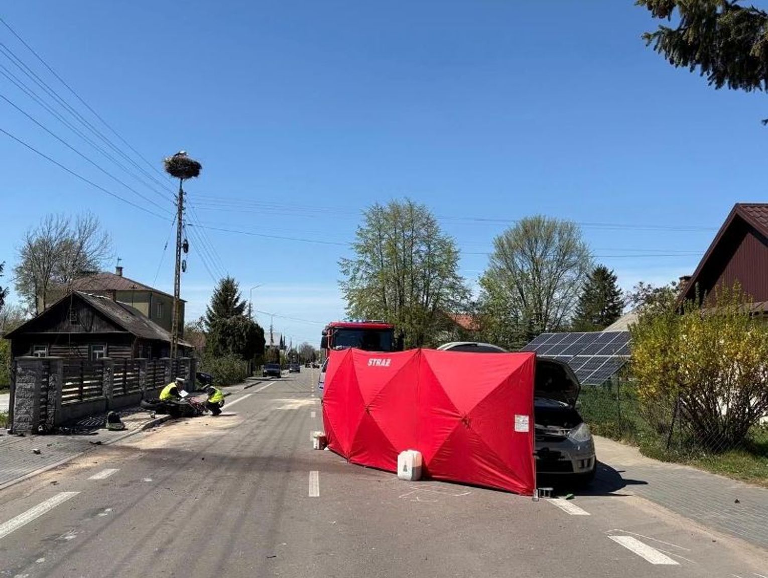 Lubelskie. Śmiertelny wypadek. Zginął 28-letni motocyklista