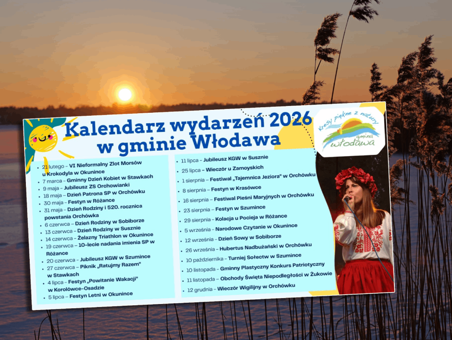 Turystyczna ofensywa gminy Włodawa. Znamy harmonogram imprez na 2026 rok